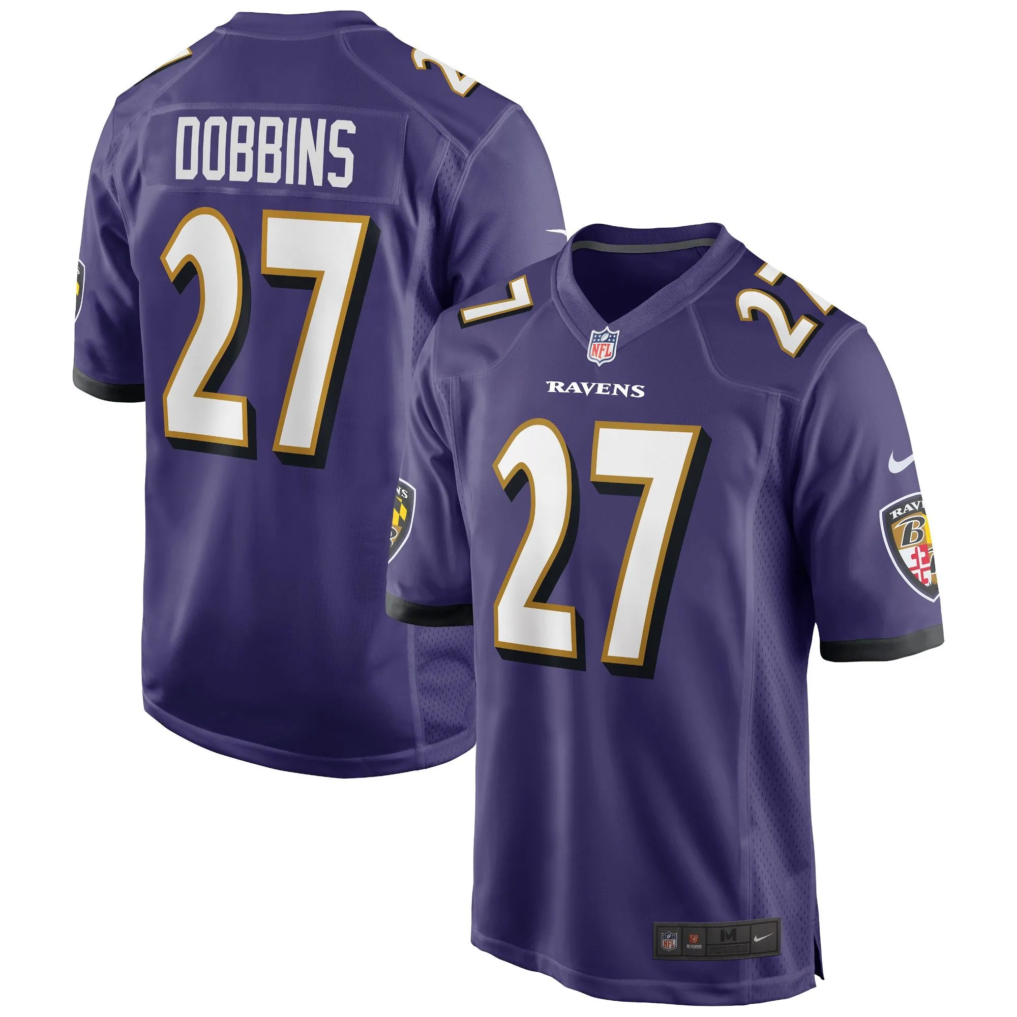 J.K. Dobbins Baltimore Ravens  Game Jersey - Purple