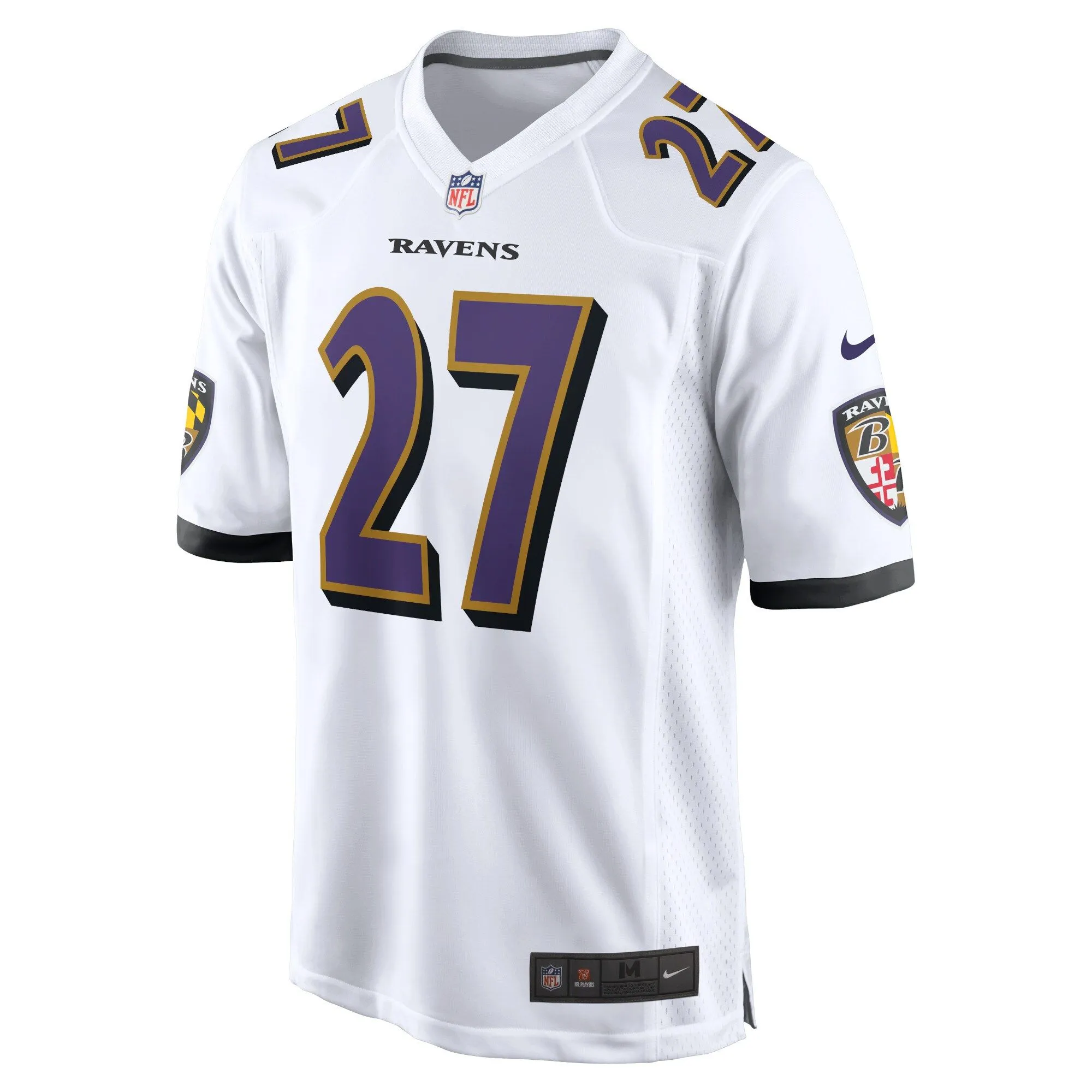 J.K. Dobbins Baltimore Ravens  Game Jersey - White