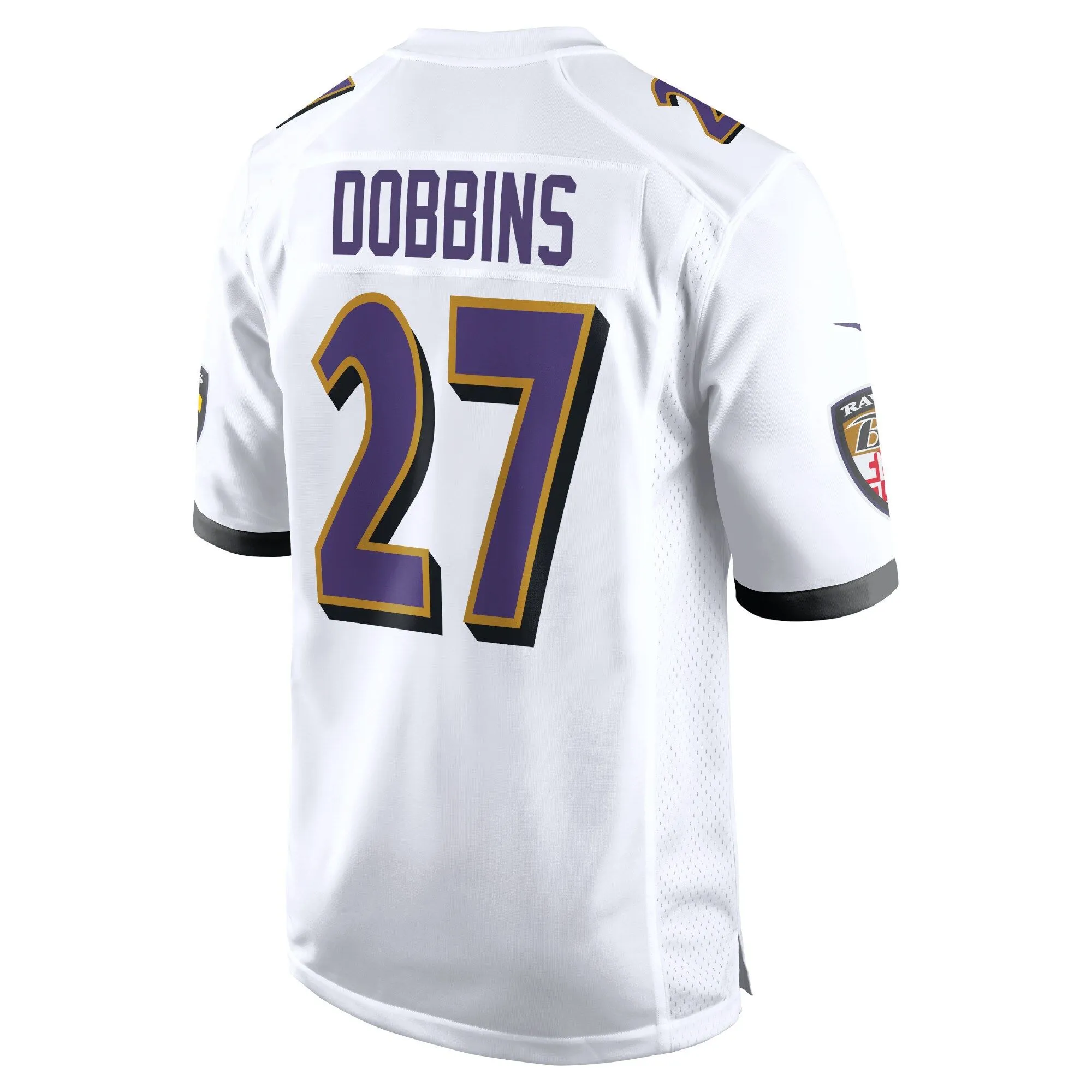 J.K. Dobbins Baltimore Ravens  Game Jersey - White