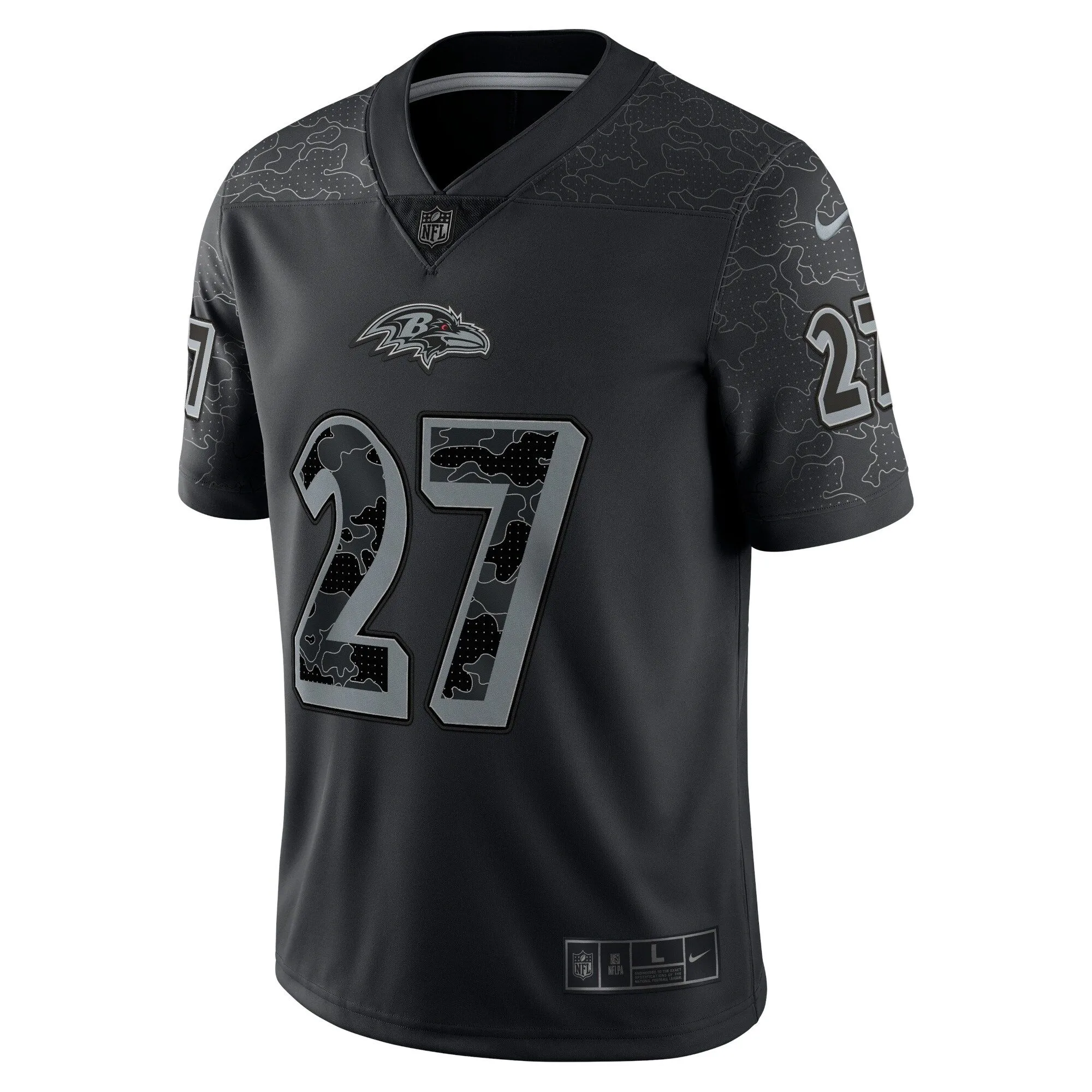 J.K. Dobbins Baltimore Ravens  RFLCTV Limited Jersey - Black