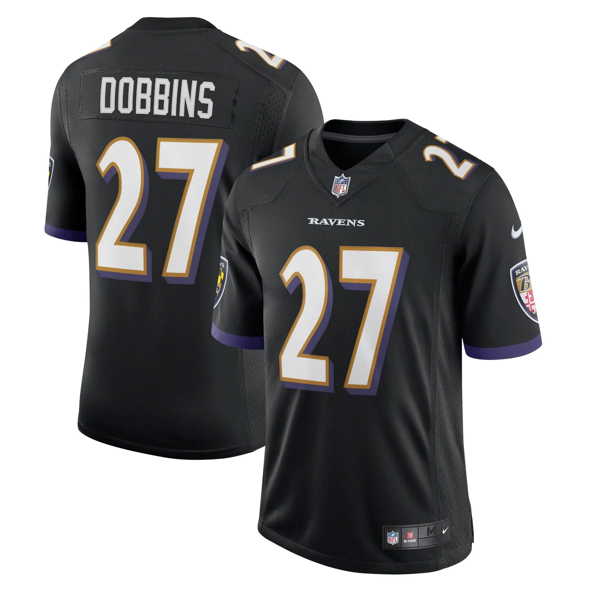 J.K. Dobbins Baltimore Ravens  Vapor Limited Jersey - Black