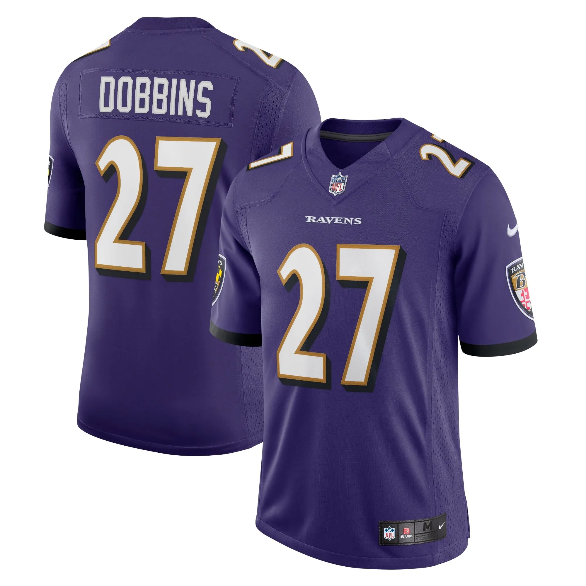 J.K. Dobbins Baltimore Ravens  Vapor Limited Jersey - Purple