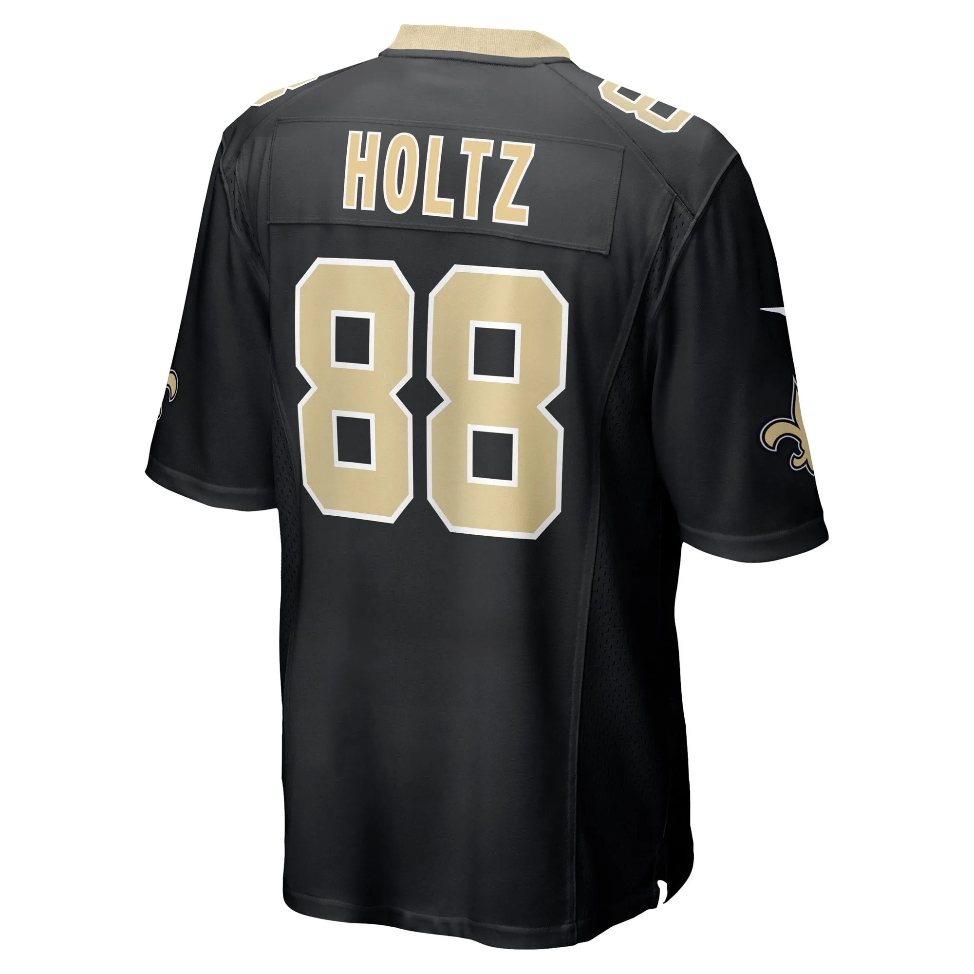 J.P. Holtz New Orleans Saints  Game Player Jersey - Black