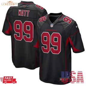 Jj Watt Arizona Cardinals  2Nd Alternate Game Jersey   Black