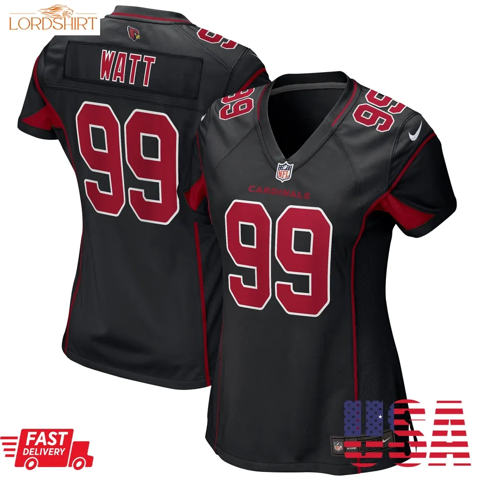 Jj Watt Arizona Cardinals  Women's 2Nd Alternate Game Jersey   Black