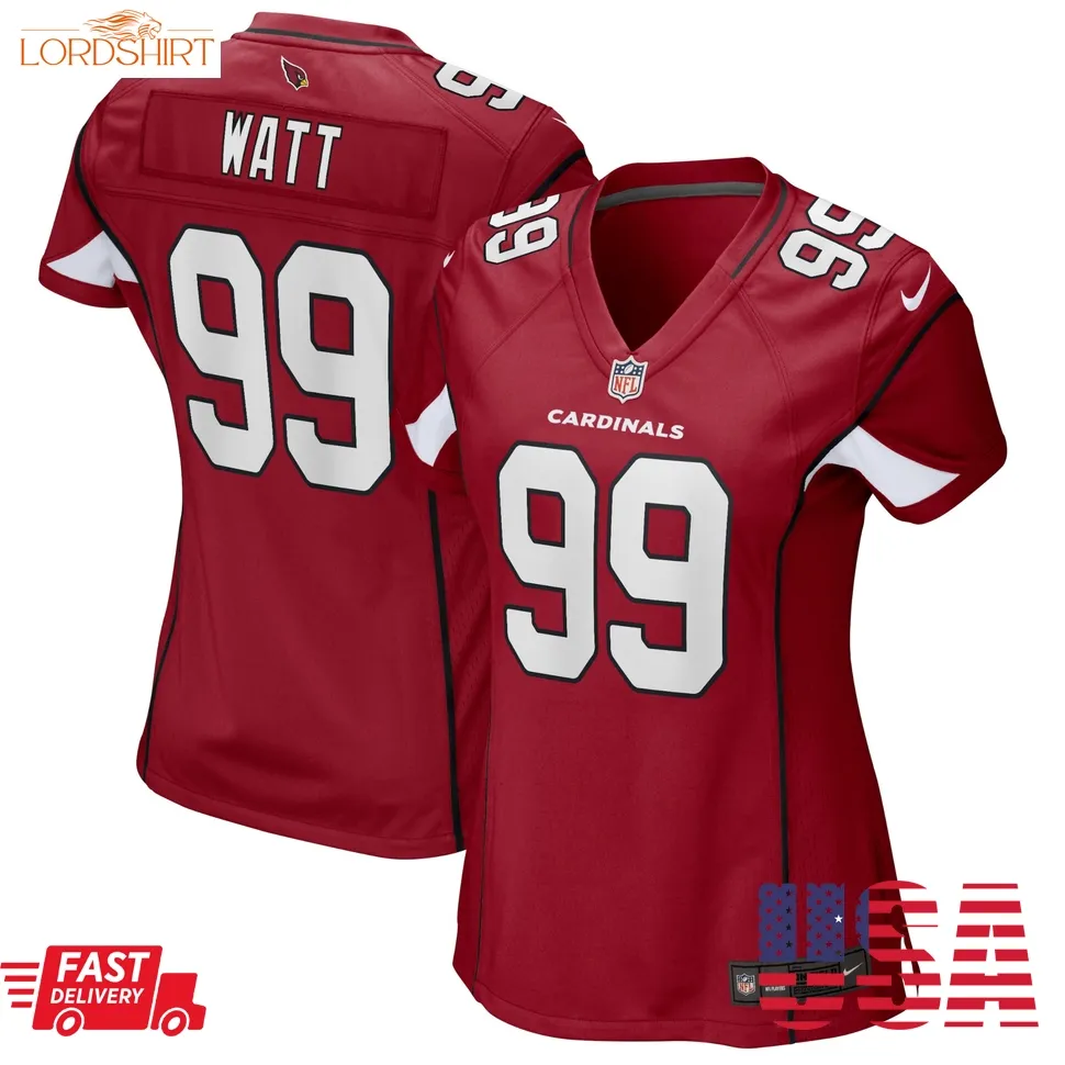 Jj Watt Arizona Cardinals  Women's Game Jersey   Cardinal