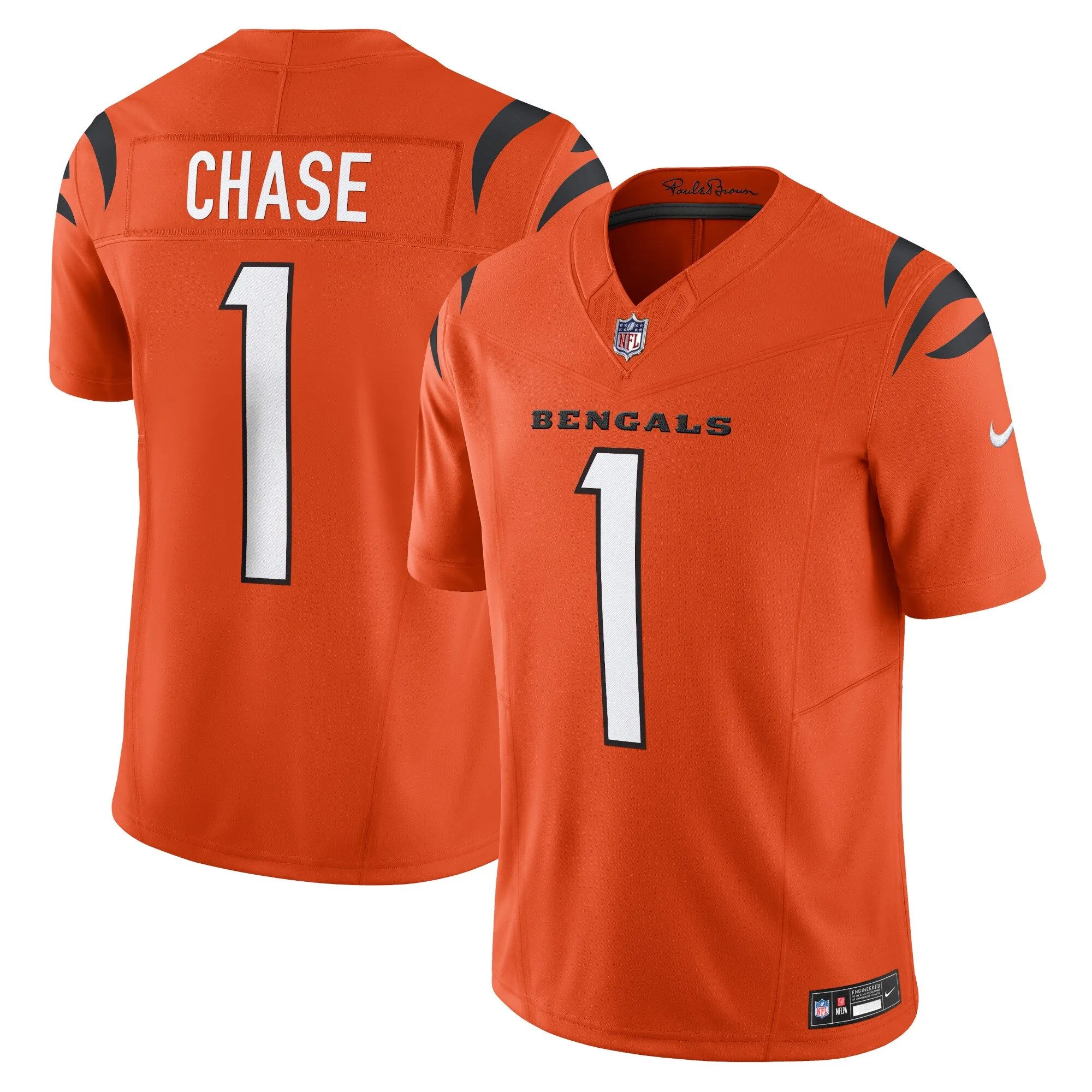 Ja'Marr Chase Cincinnati Bengals  Vapor F.U.S.E. Limited Jersey - Orange