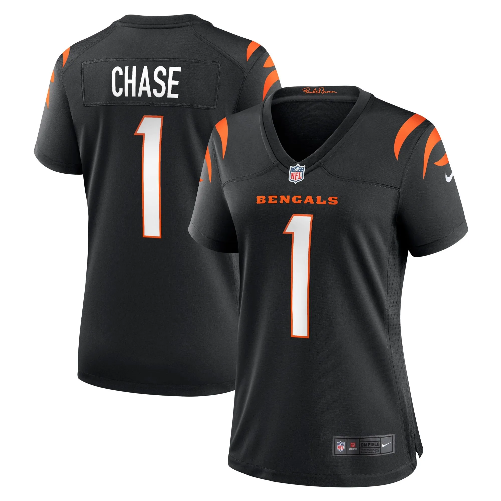 Ja'Marr Chase Cincinnati Bengals  Women's Game Jersey - Black