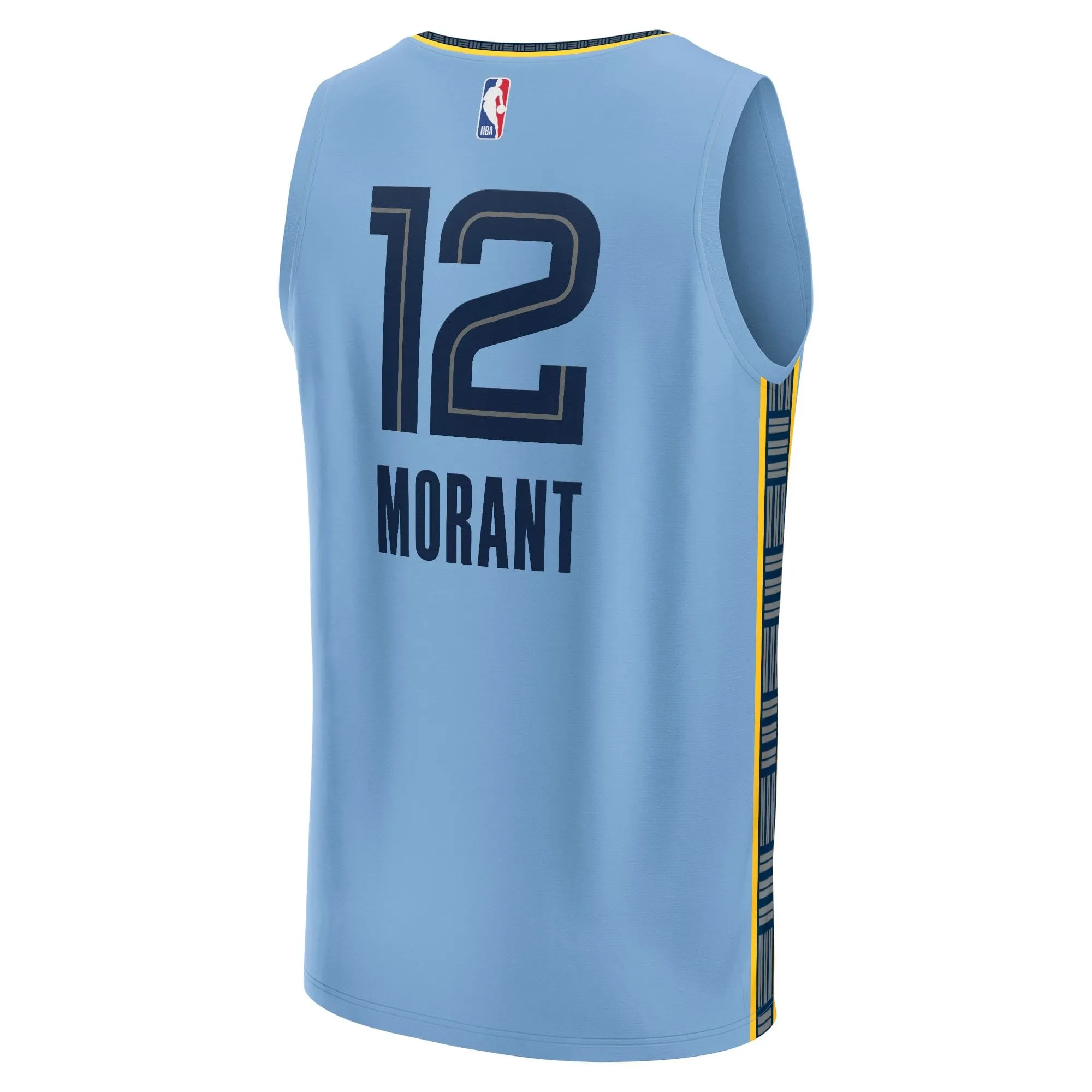 Ja Morant Memphis Grizzlies Fanatics Branded Fast Break Replica Player Jersey - Statement Edition - Light Blue