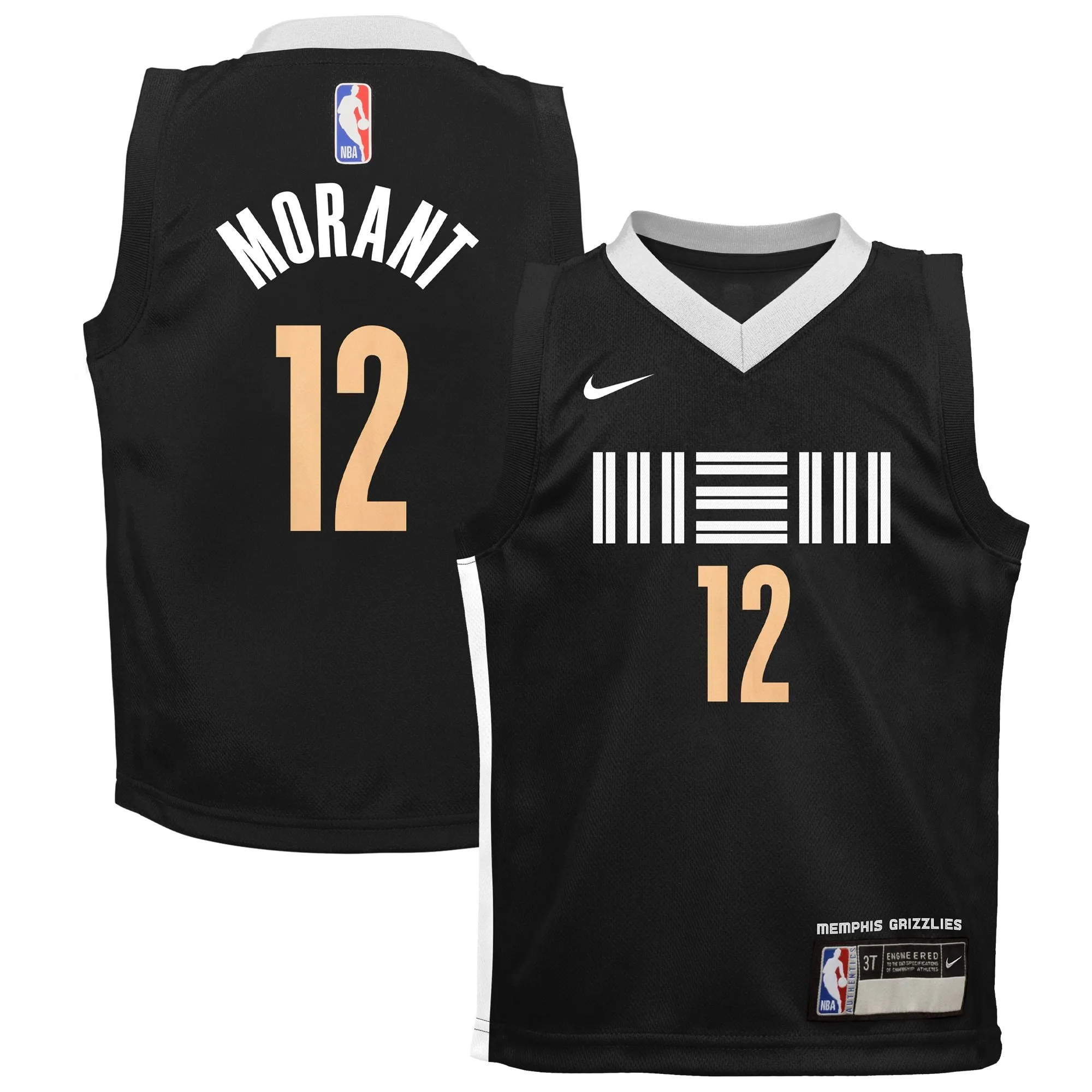 Ja Morant Memphis Grizzlies  Infant Swingman Replica Jersey - City Edition - Black