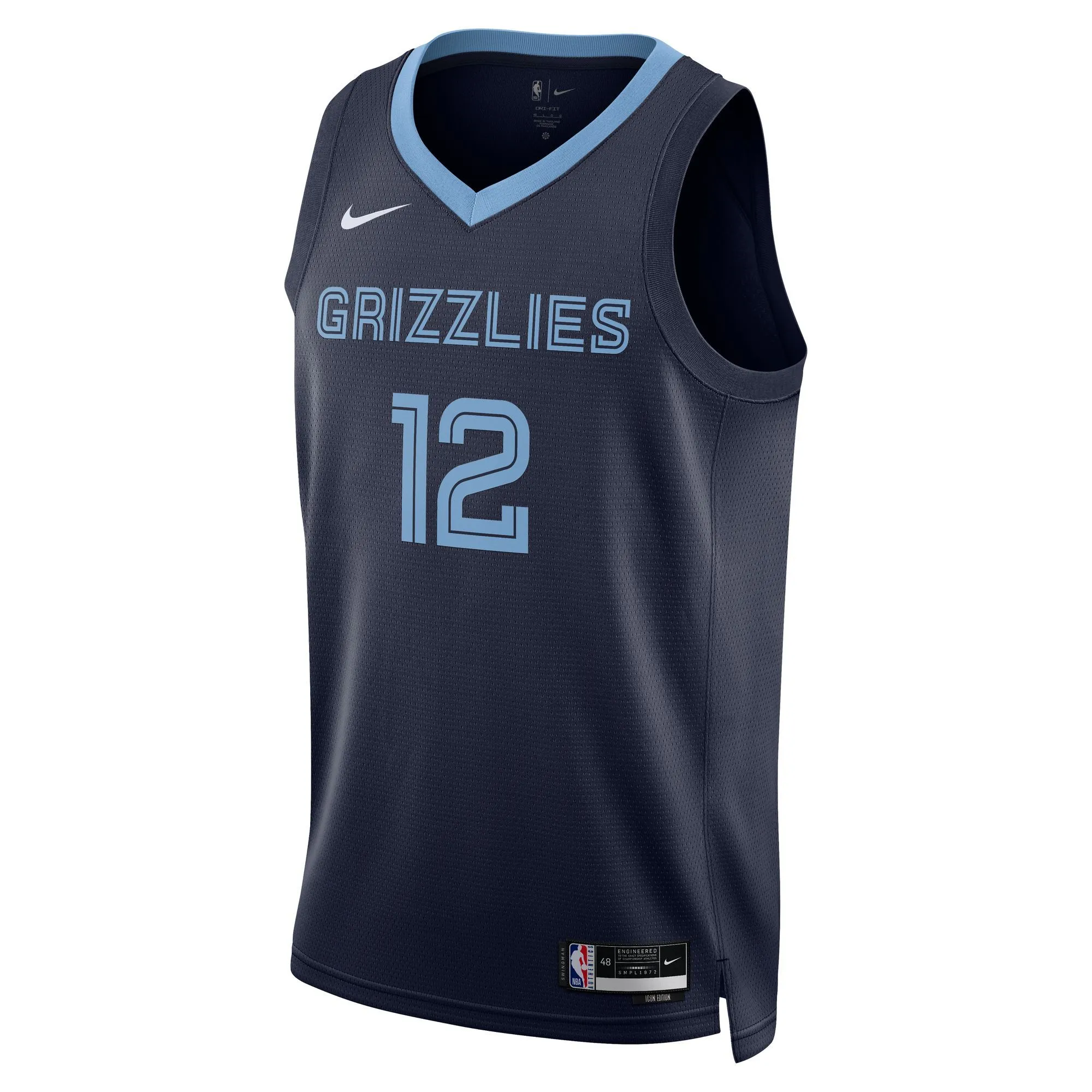 Ja Morant Memphis Grizzlies  Unisex Swingman Jersey - Icon Edition - Navy