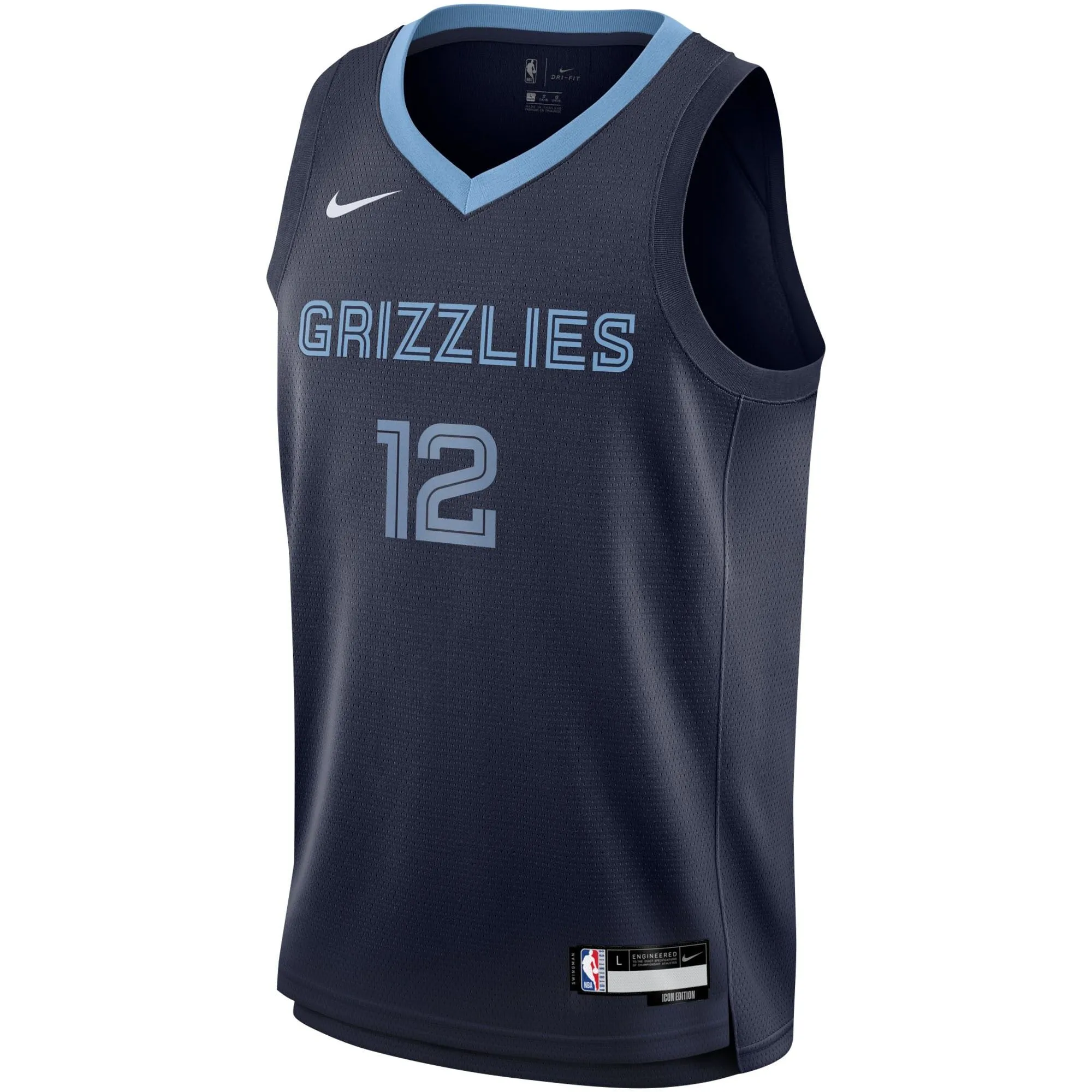 Ja Morant Memphis Grizzlies  Youth Swingman Jersey - Icon Edition - Navy