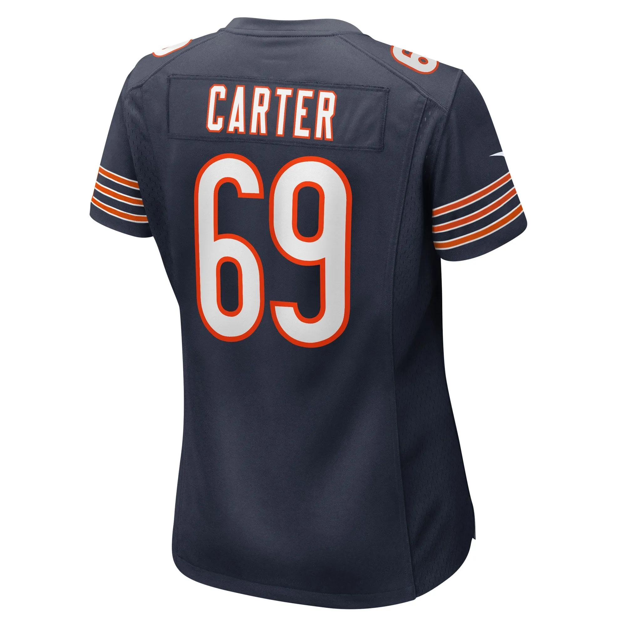 Ja'Tyre Carter Chicago Bears  Women's Game Player Jersey - Navy