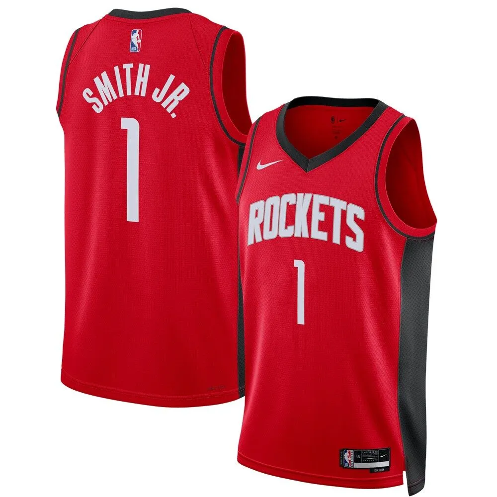 Jabari Smith Jr. Houston Rockets  Unisex 2022 NBA Draft First Round Pick Swingman Jersey - Icon Edition - Red