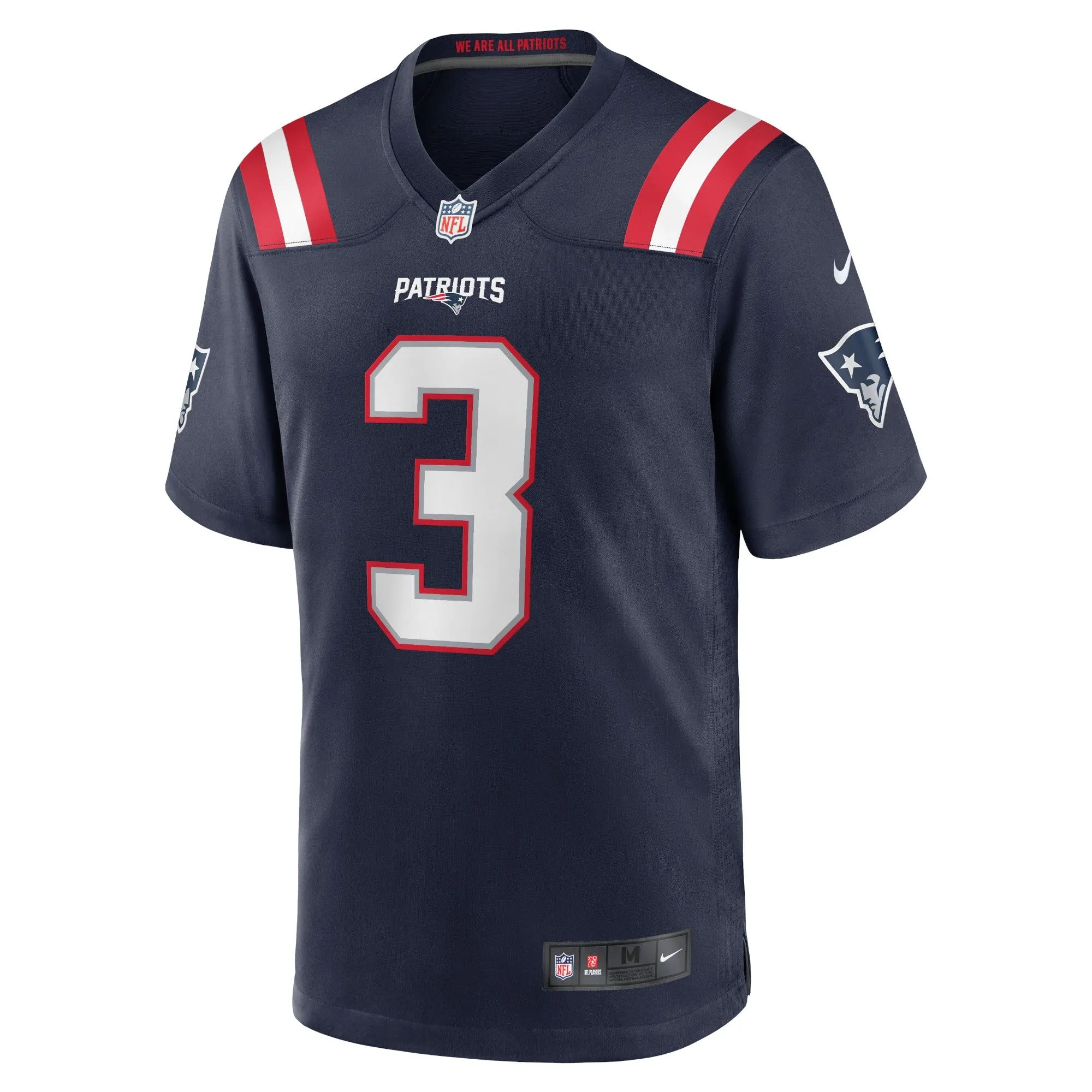 Jabrill Peppers New England Patriots  Game Jersey - Navy