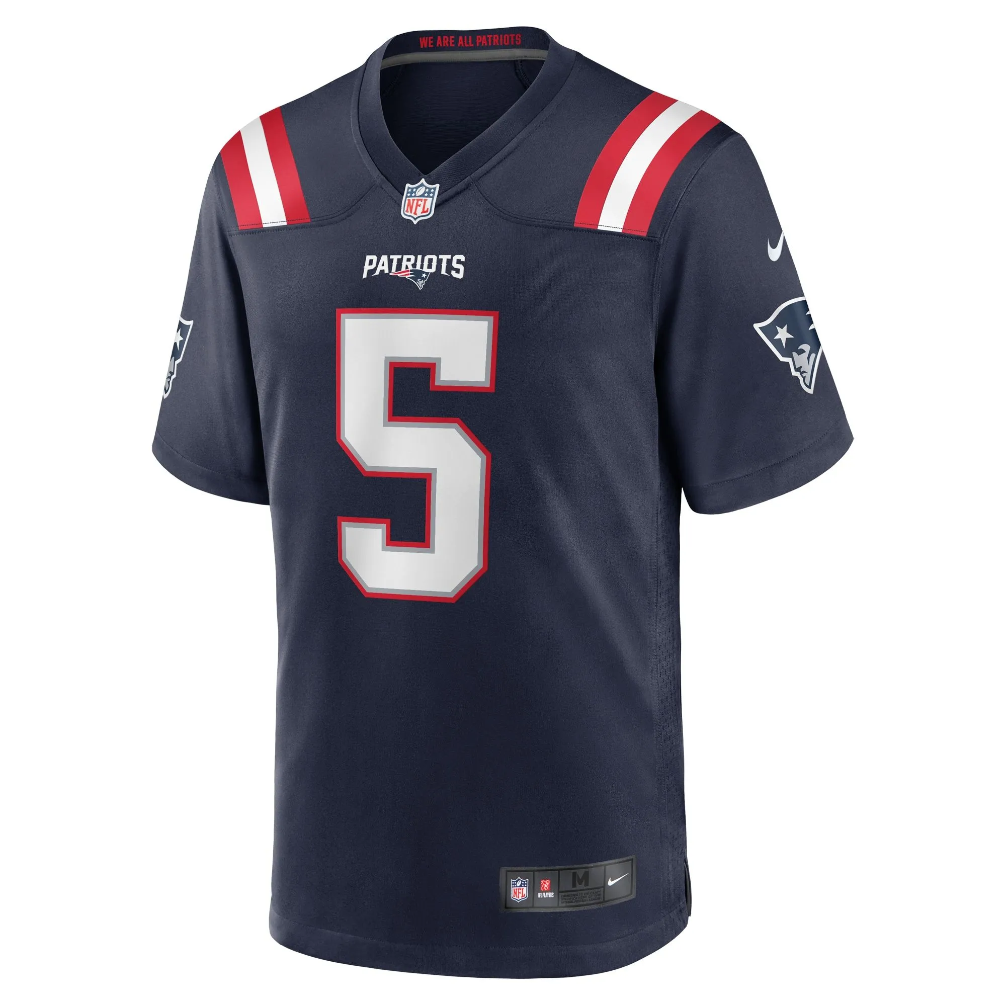 Jabrill Peppers New England Patriots  Game Player Jersey - Navy