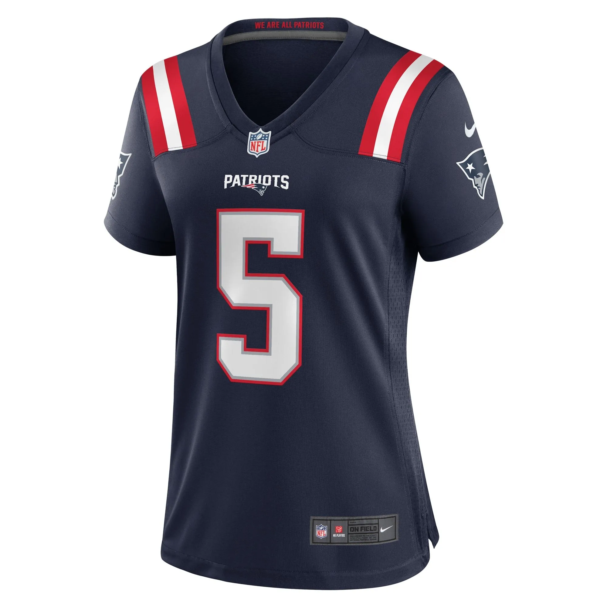 Jabrill Peppers New England Patriots  Women's Game Player Jersey - Navy