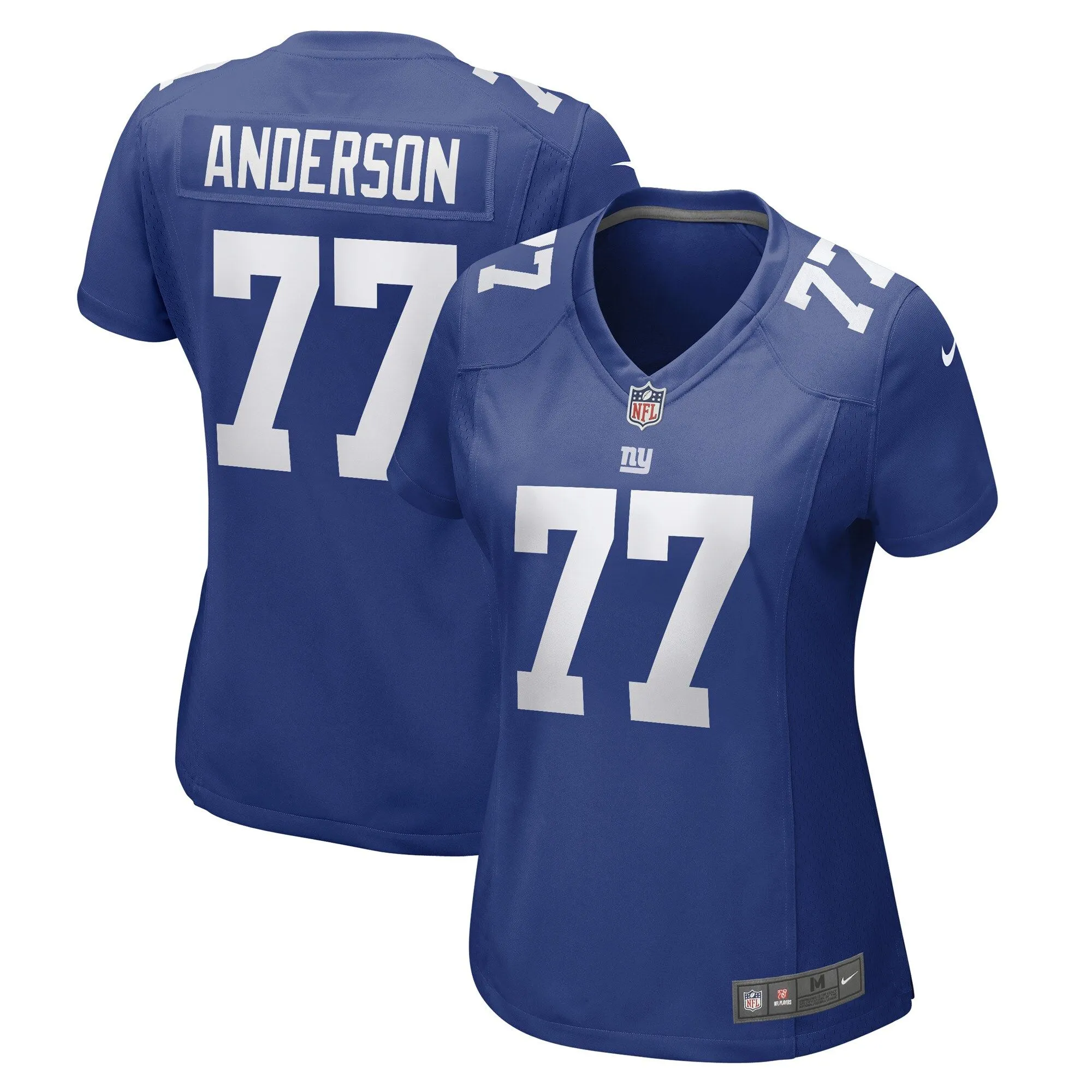 Jack Anderson New York Giants  Women's Game Player Jersey - Royal