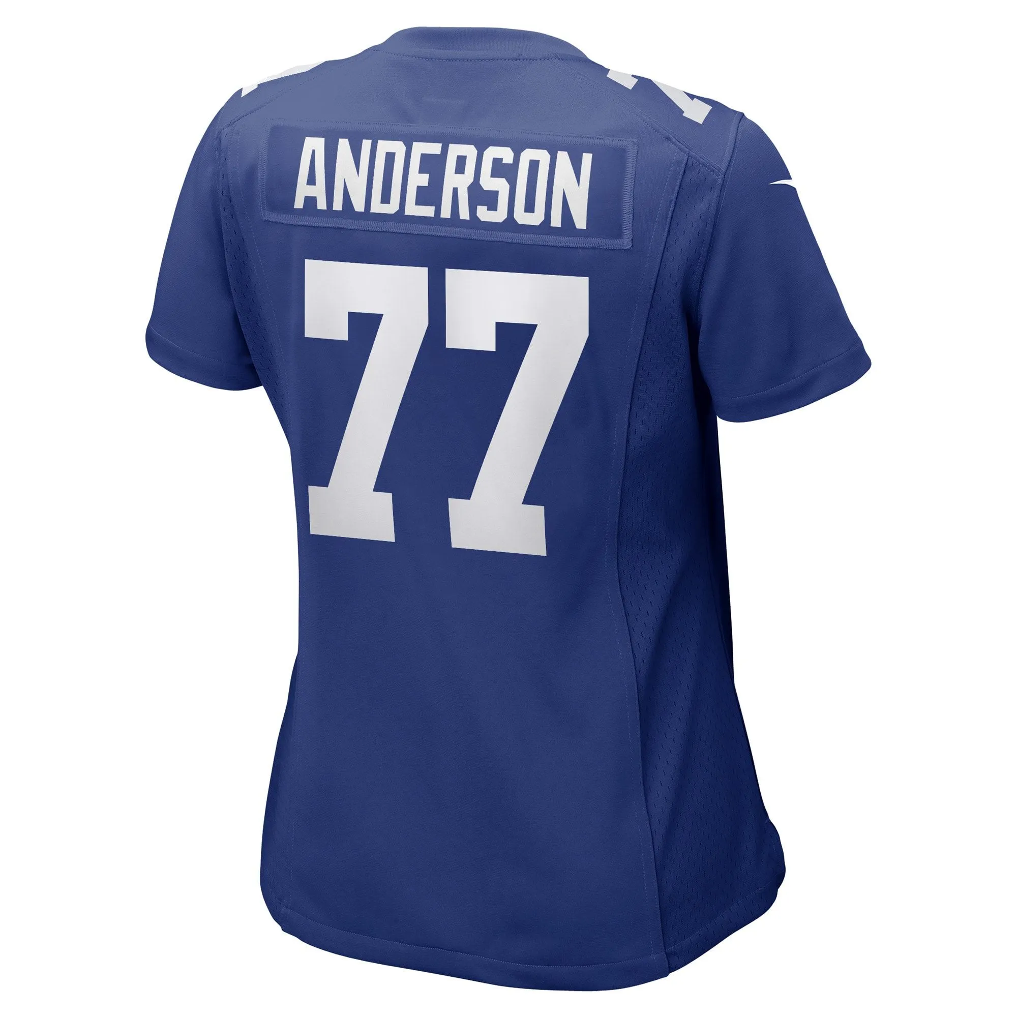 Jack Anderson New York Giants  Women's Game Player Jersey - Royal