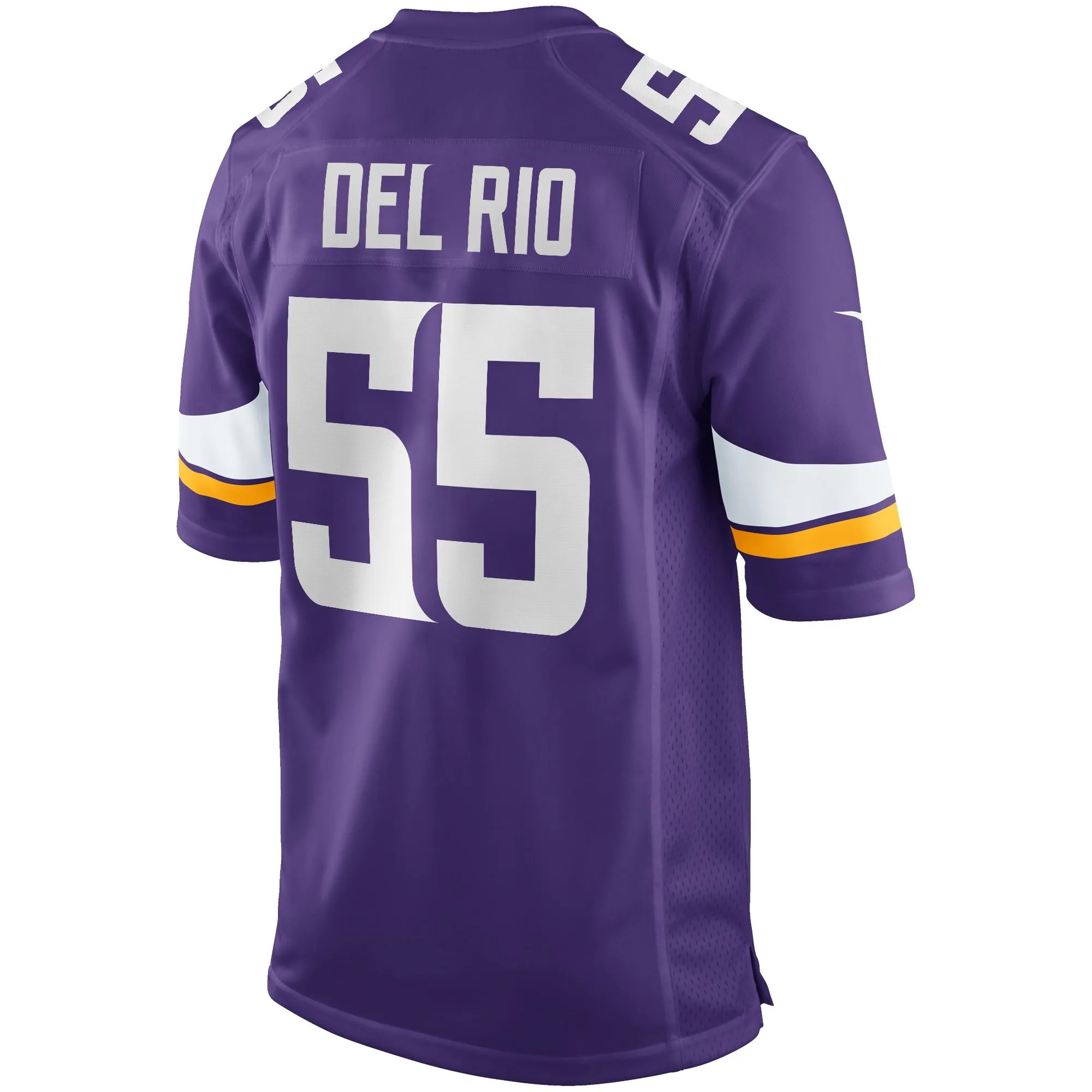 Jack Del Rio Minnesota Vikings  Game Retired Player Jersey - Purple