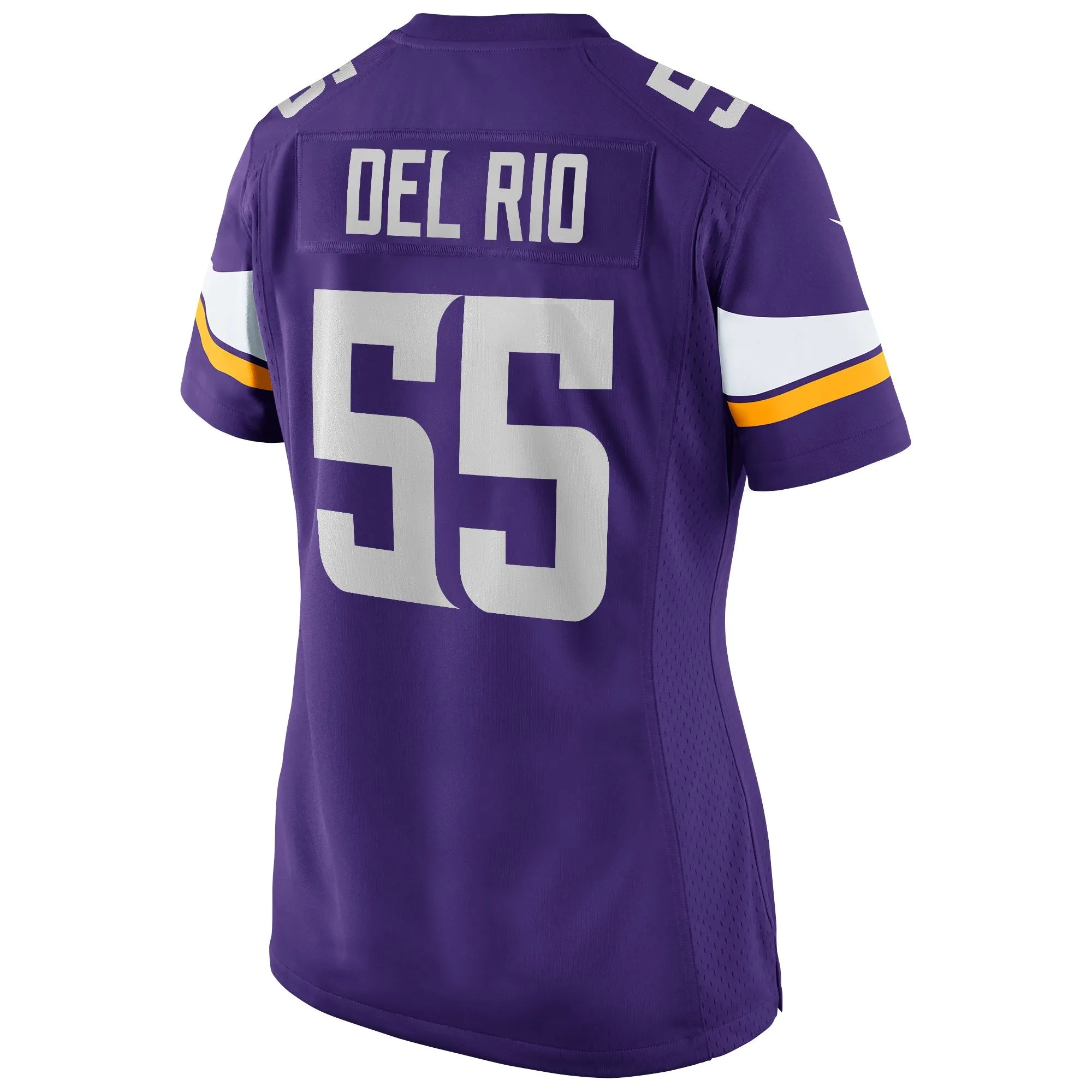 Jack Del Rio Minnesota Vikings  Women's Game Retired Player Jersey - Purple