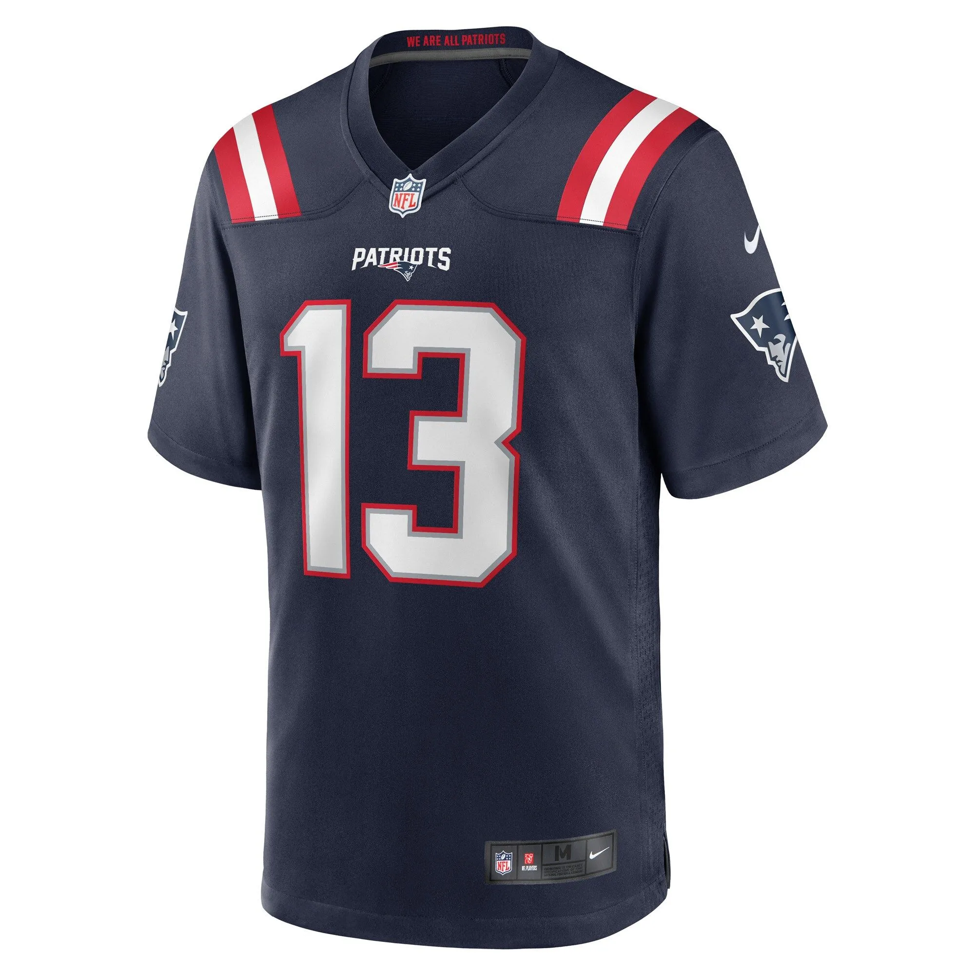 Jack Jones New England Patriots  Game Player Jersey - Navy