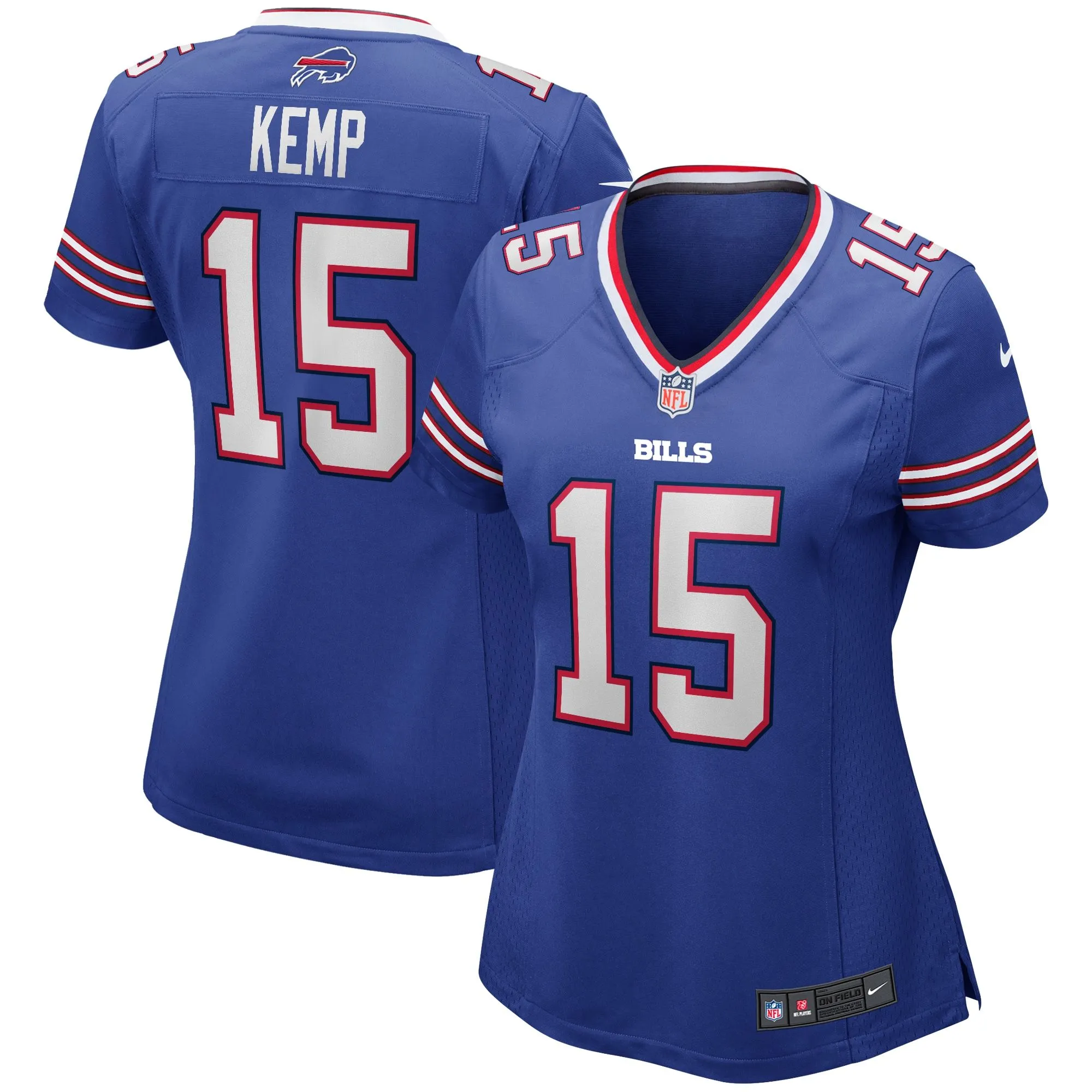 Jack Kemp Buffalo Bills  Women's Game Retired Player Jersey - Royal