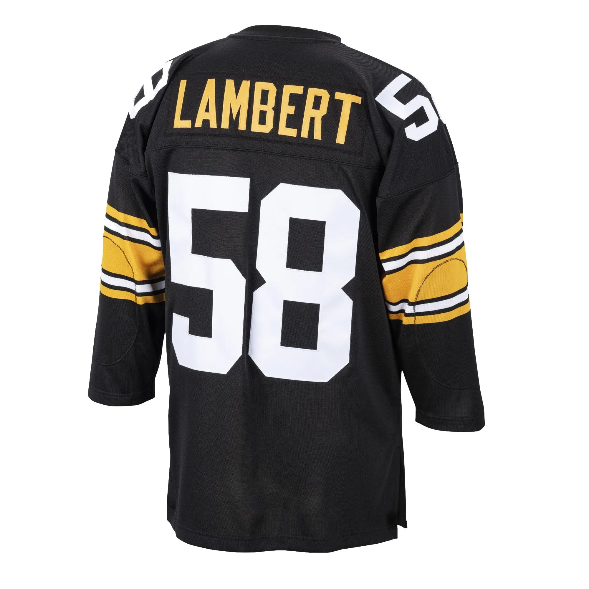 Jack Lambert Pittsburgh Steelers 1975 Mitchell & Ness  Throwback Retired Player Jersey - Black