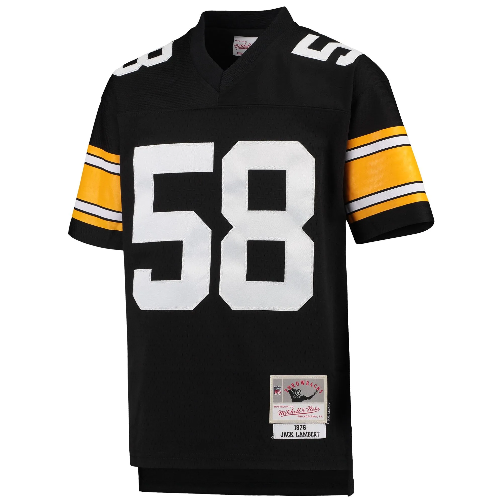 Jack Lambert Pittsburgh Steelers Mitchell & Ness Youth 1976 Legacy Retired Player Jersey - Black