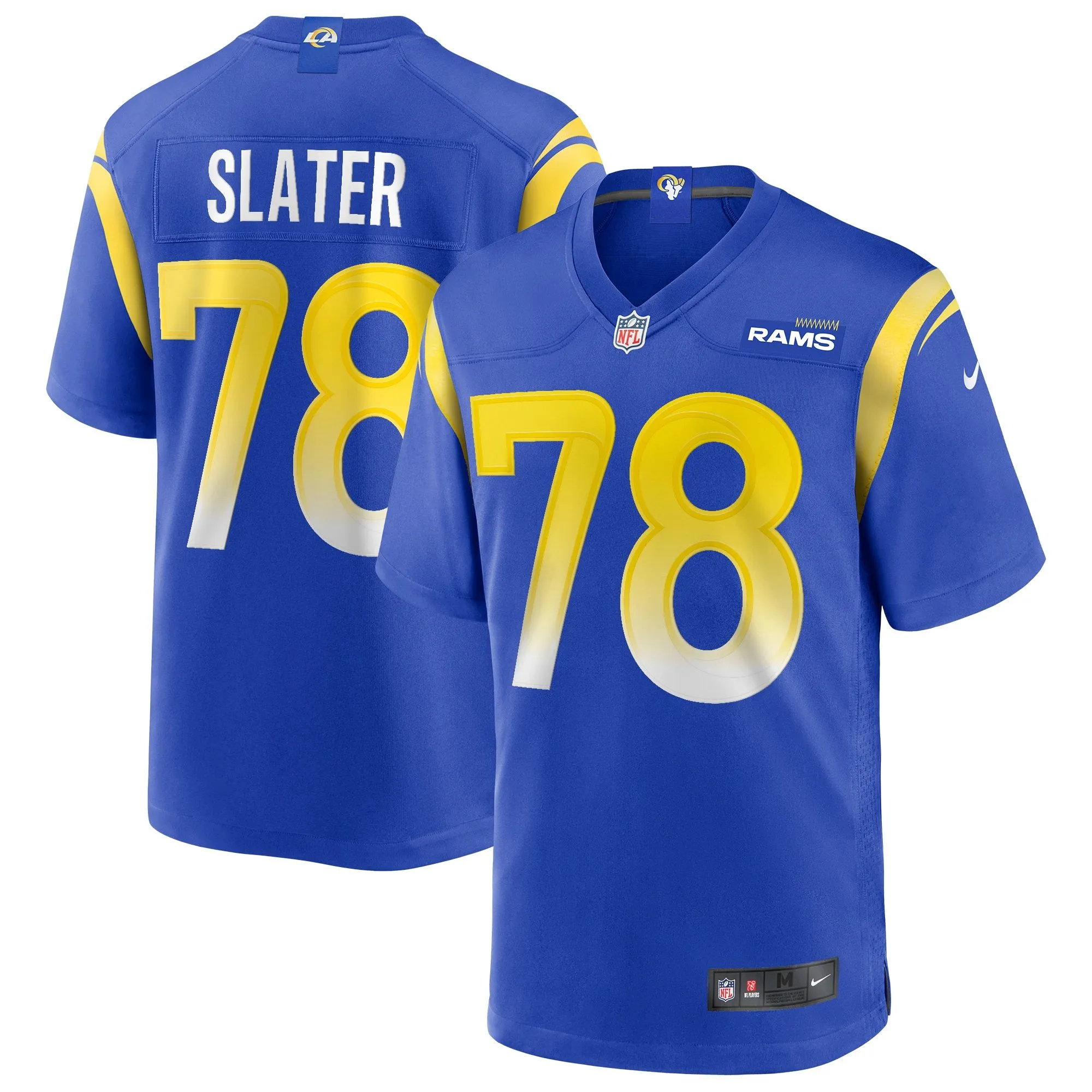 Jackie Slater Los Angeles Rams  Game Retired Player Jersey - Royal