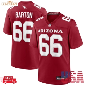 Jackson Barton Arizona Cardinals  Team Game Jersey    Cardinal