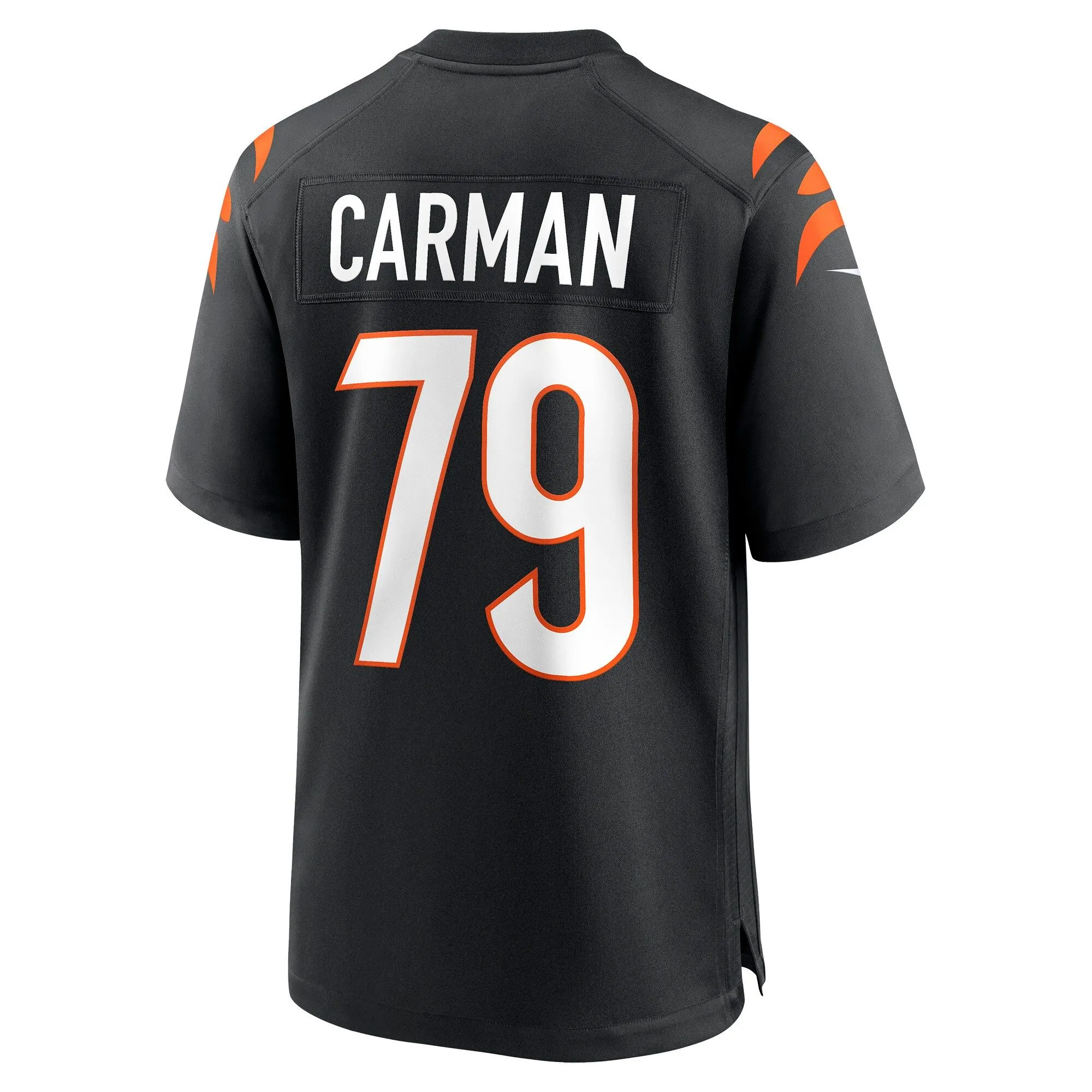 Jackson Carman Cincinnati Bengals  Game Jersey - Black