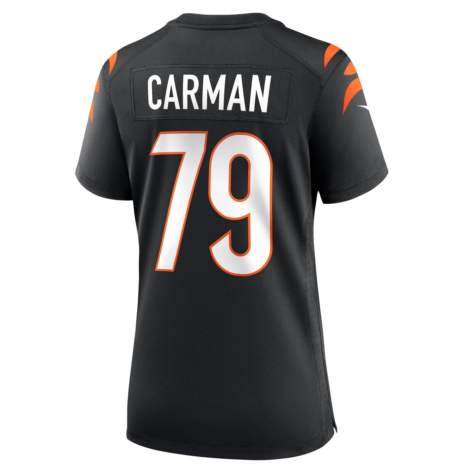 Jackson Carman Cincinnati Bengals  Women's Game Jersey - Black