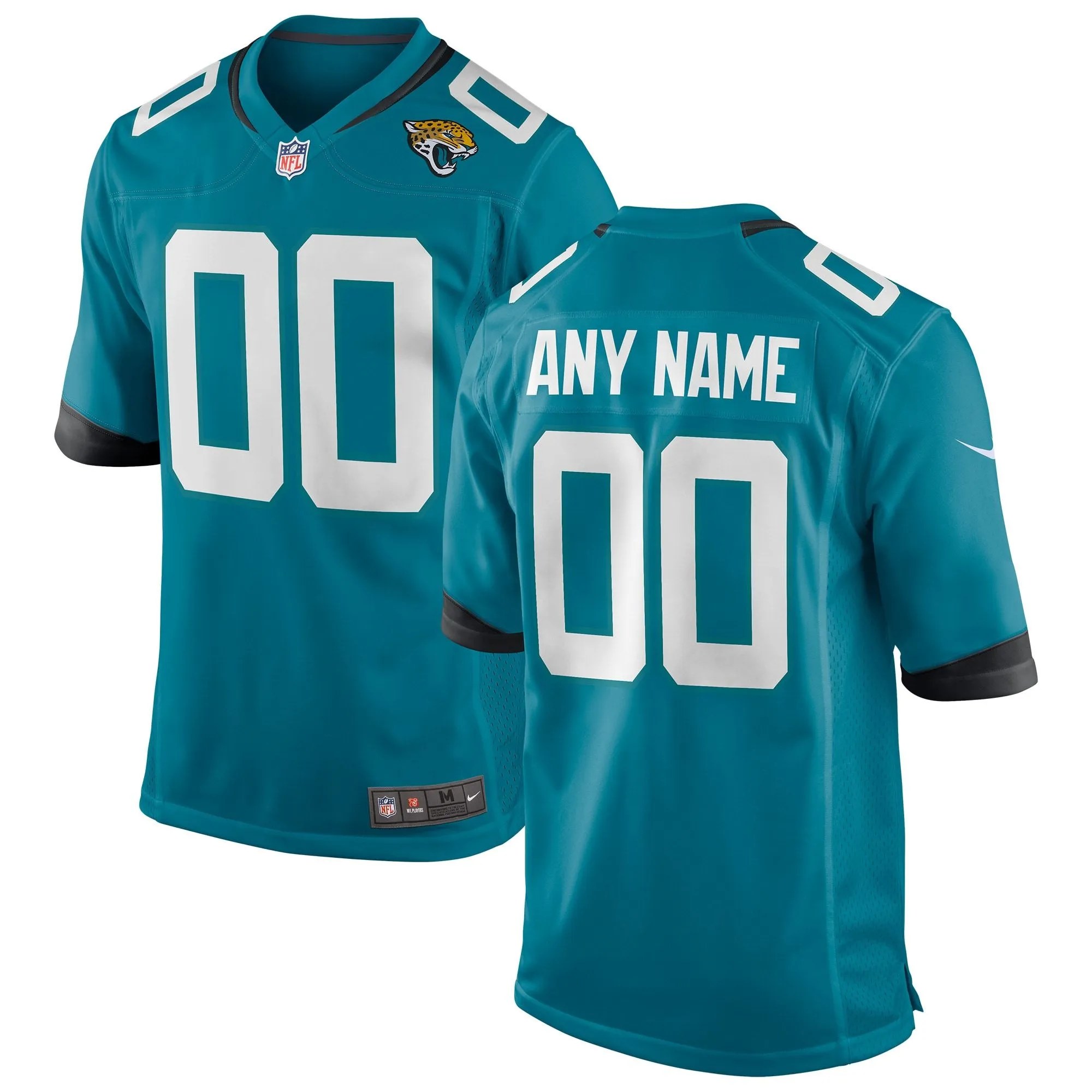 Jacksonville Jaguars  Alternate Custom Game Jersey - Teal