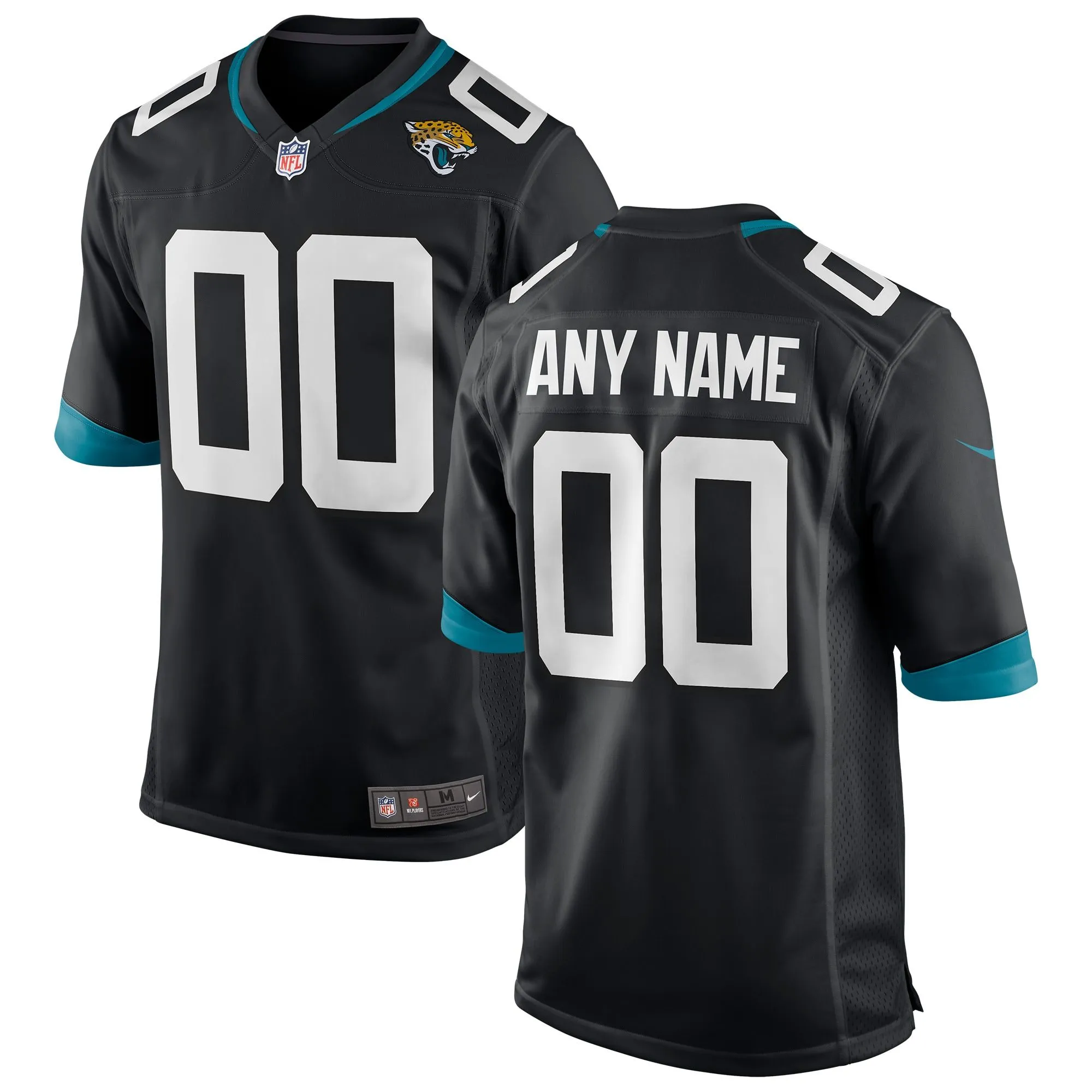 Jacksonville Jaguars  Custom Game Jersey - Black