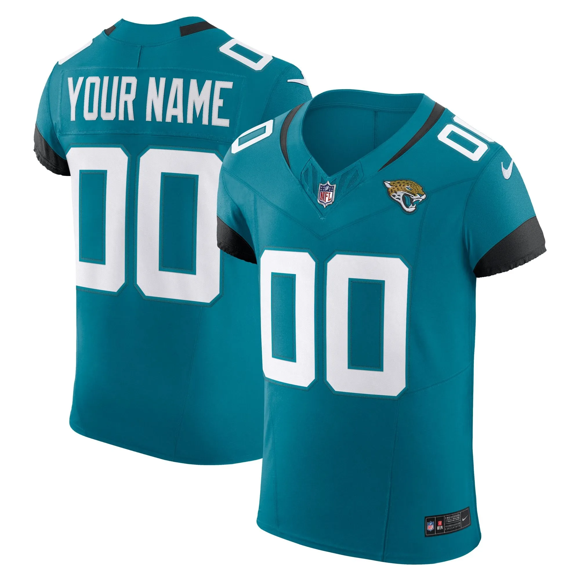 Jacksonville Jaguars  Vapor F.U.S.E. Elite Custom Jersey - Teal