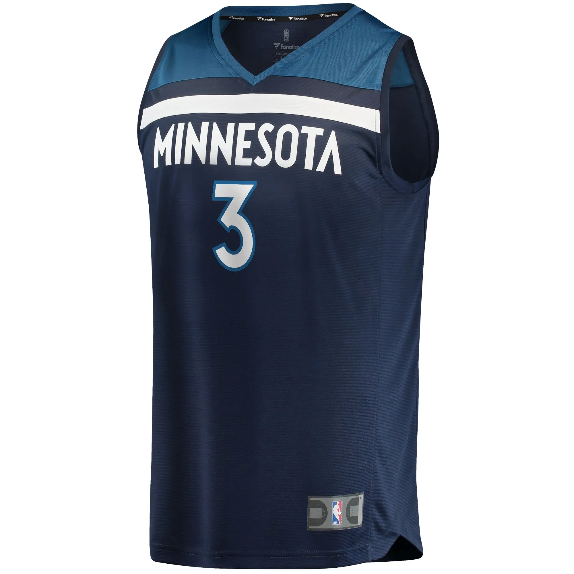 Jaden McDaniels Minnesota Timberwolves Fanatics Branded Fast Break Replica Jersey - Icon Edition - Navy