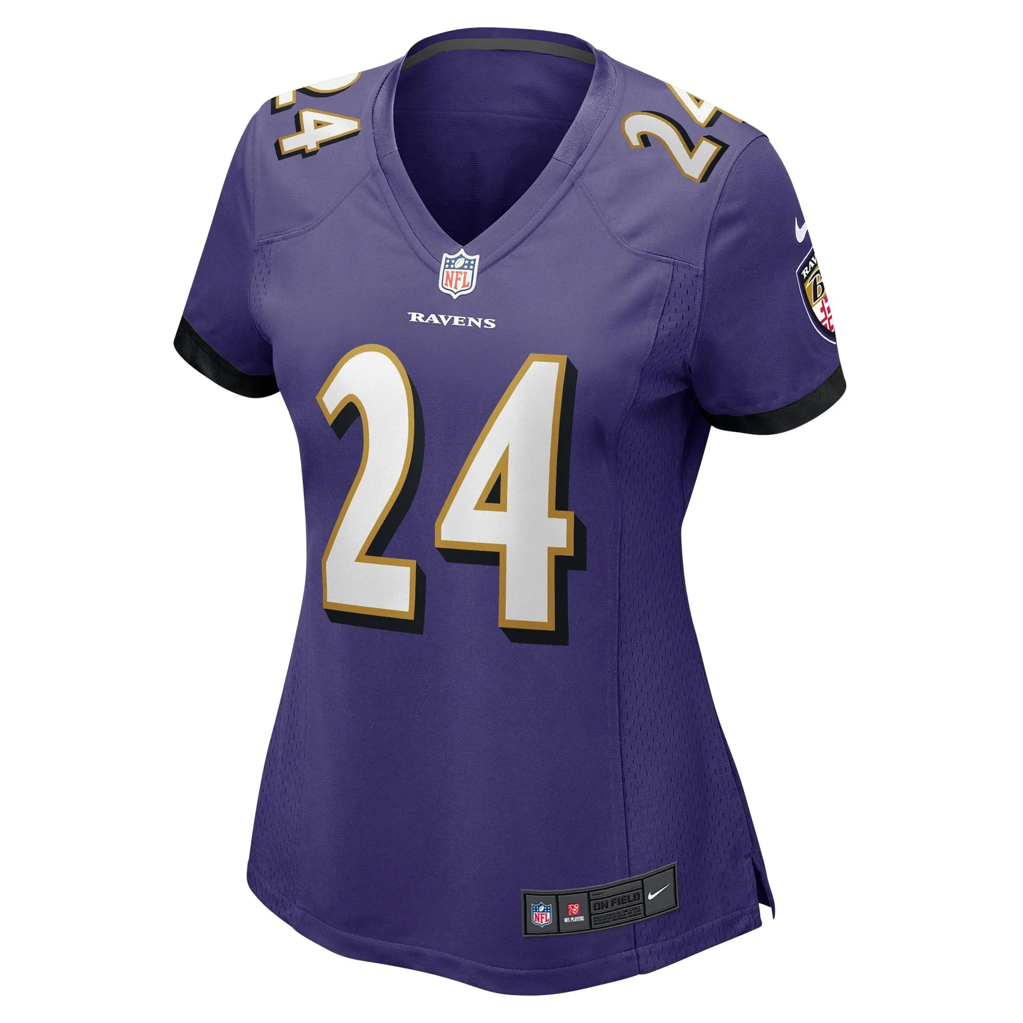 Jadeveon Clowney Baltimore Ravens  Women's  Game Jersey -  Purple