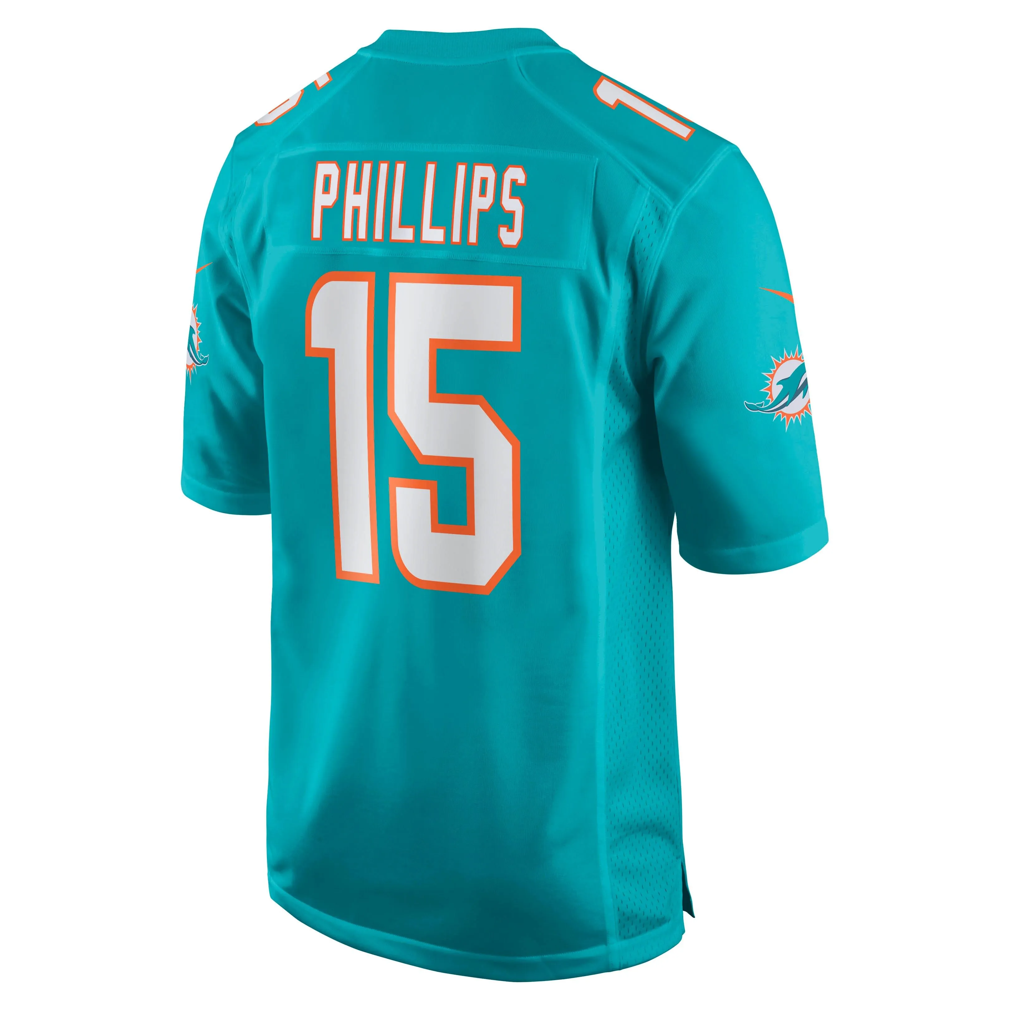 Jaelan Phillips Miami Dolphins  Game Player Jersey - Aqua