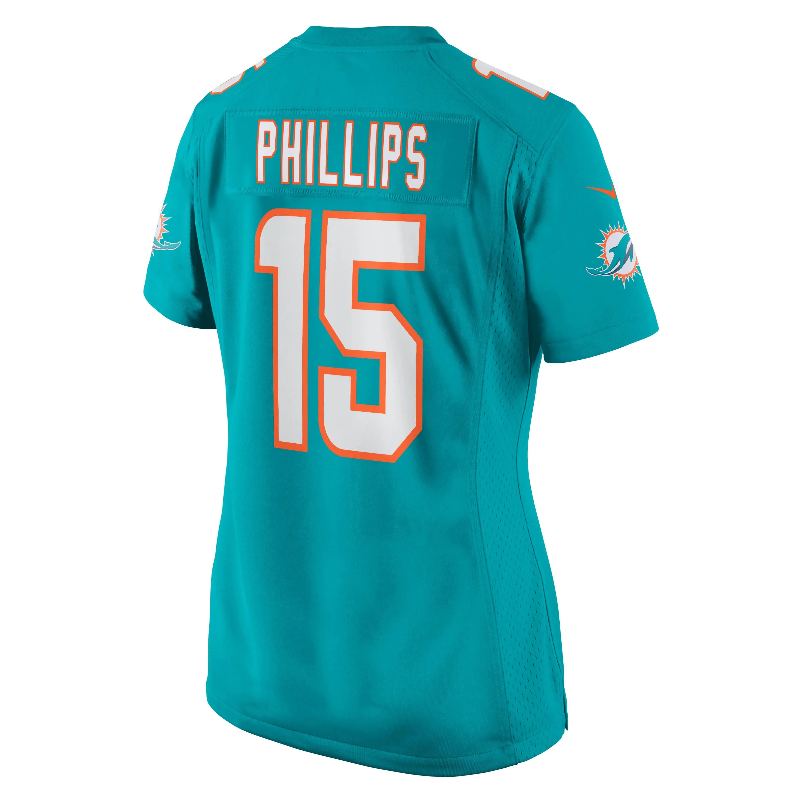 Jaelan Phillips Miami Dolphins  Women's Game Player Jersey - Aqua