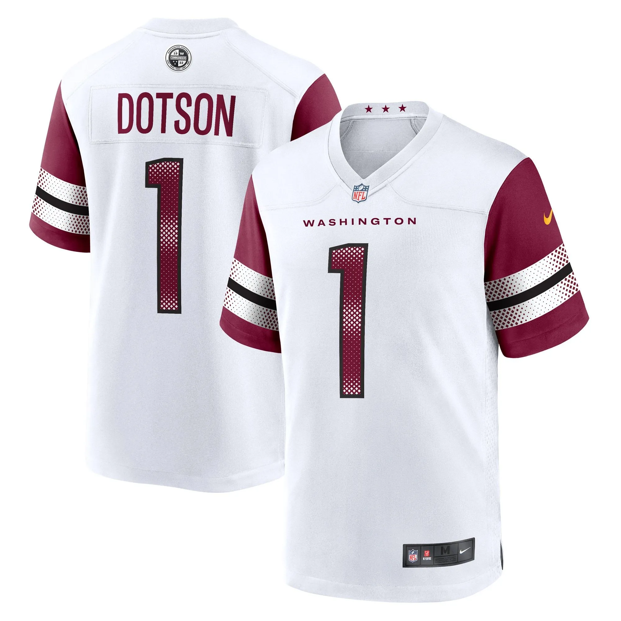 Jahan Dotson Washington Commanders  Game Player Jersey - White