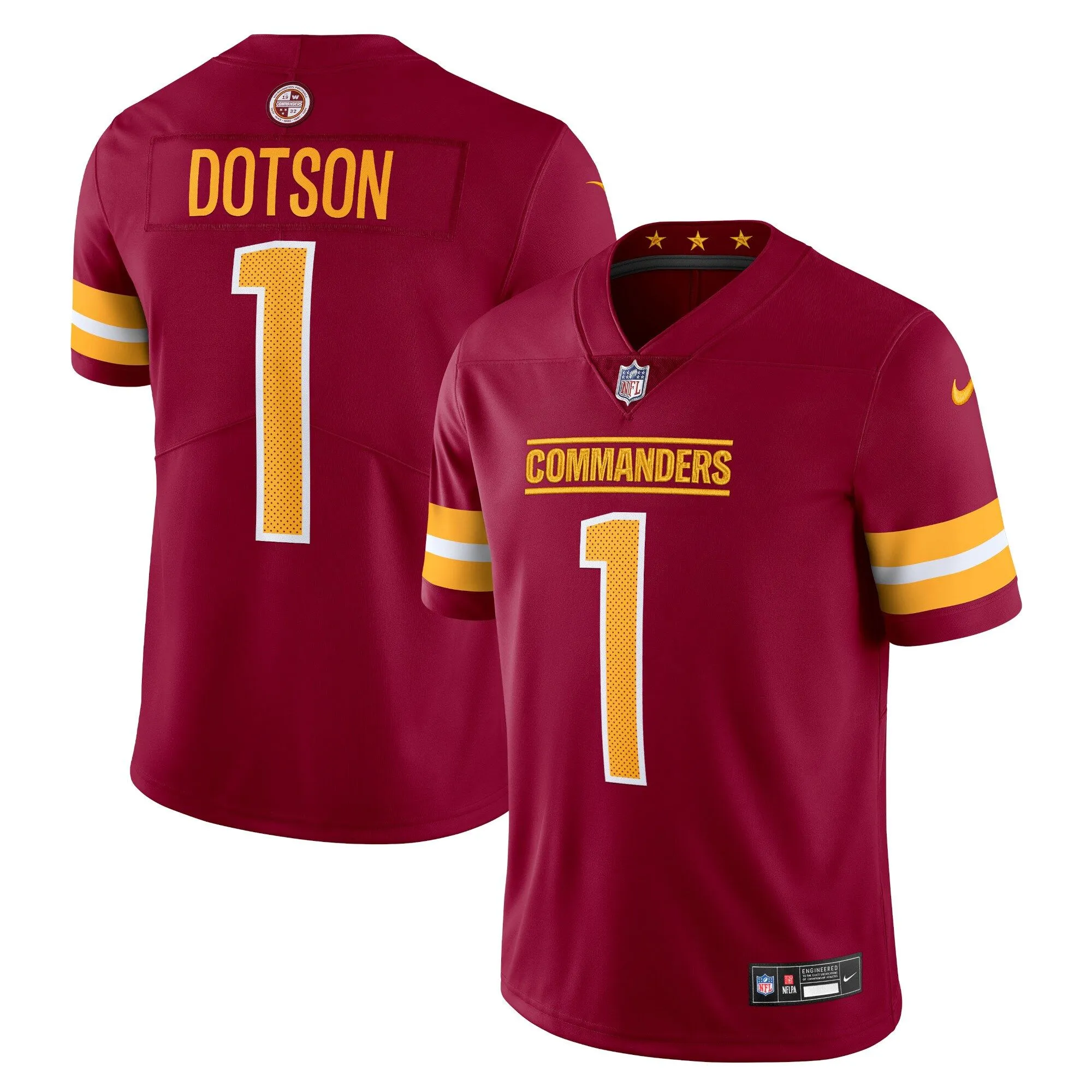 Jahan Dotson Washington Commanders   Vapor Untouchable Limited Jersey - Burgundy