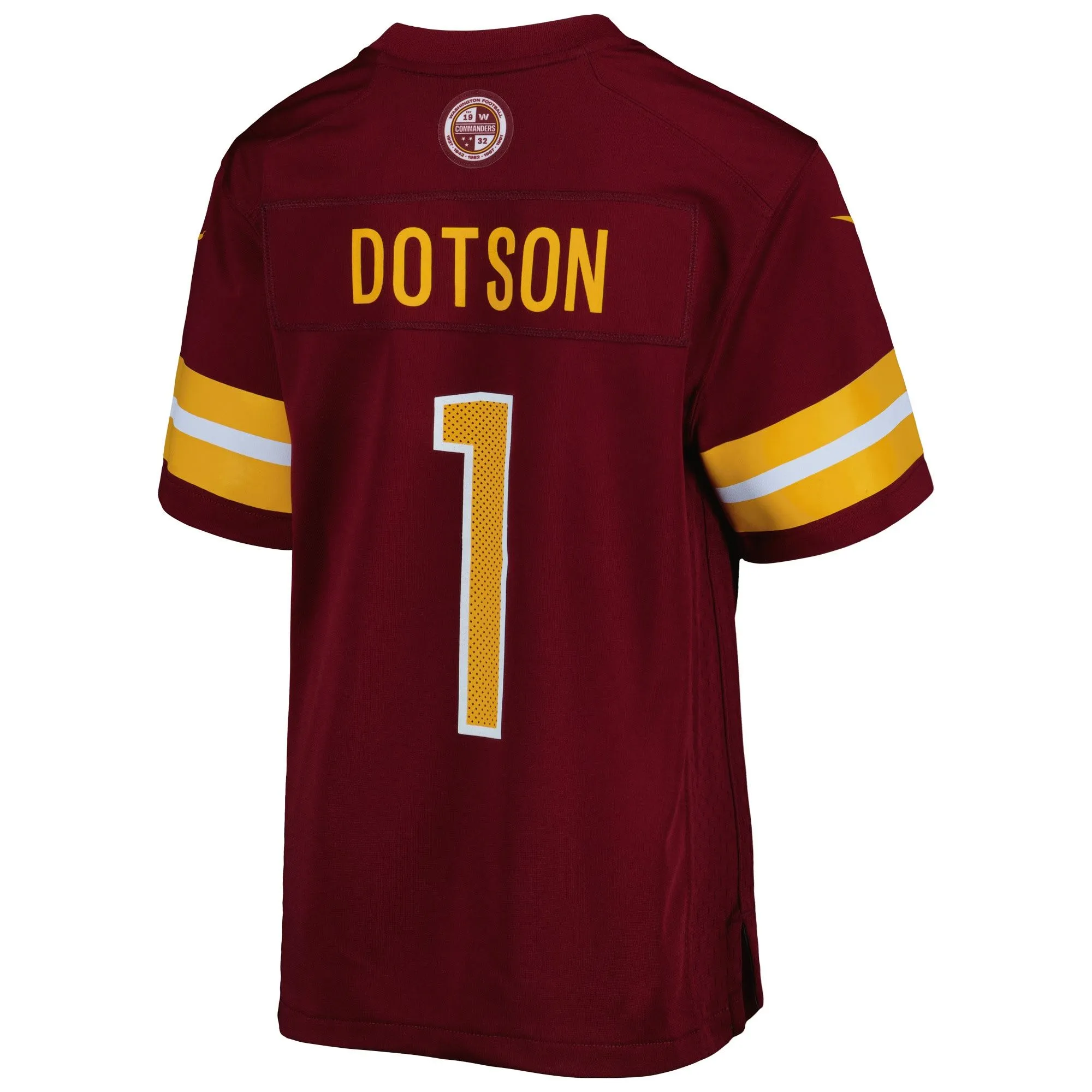 Jahan Dotson Washington Commanders  Youth Game Jersey - Burgundy