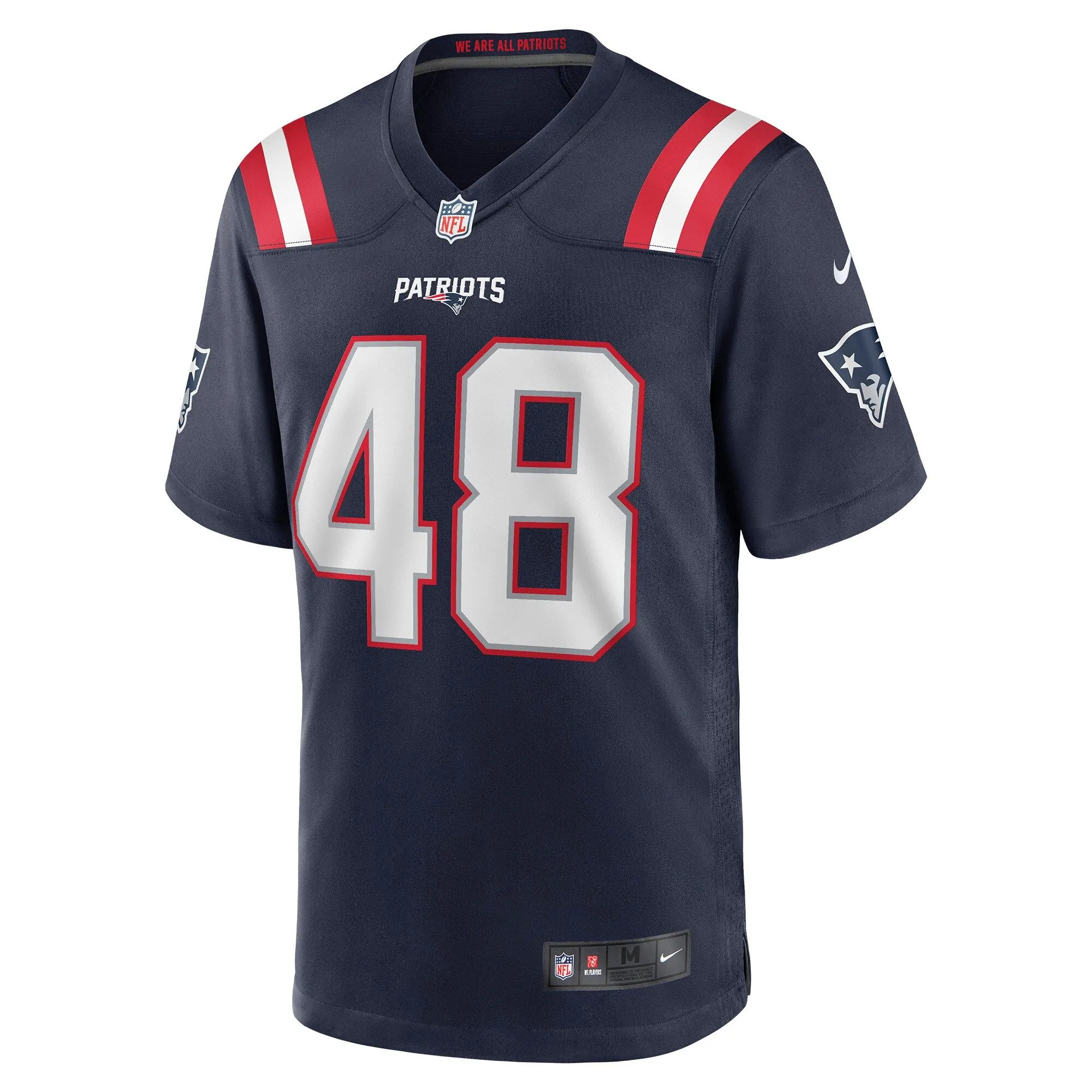 Jahlani Tavai New England Patriots  Game Player Jersey - Navy