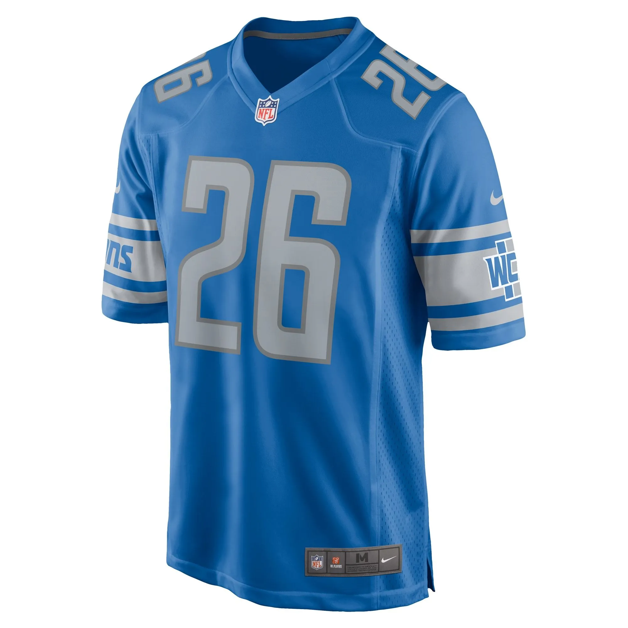 Jahmyr Gibbs Detroit Lions  2023 NFL Draft First Round Pick Game Jersey - Blue