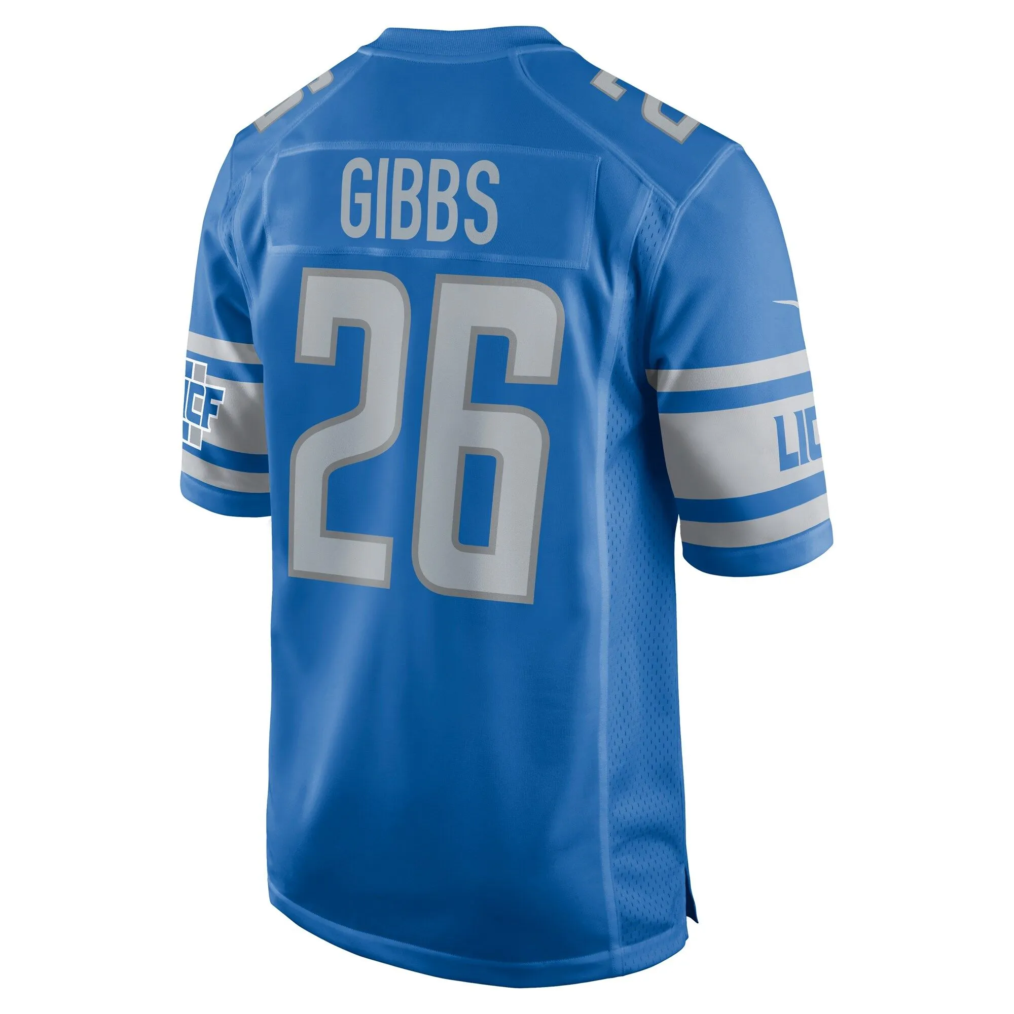 Jahmyr Gibbs Detroit Lions  2023 NFL Draft First Round Pick Game Jersey - Blue