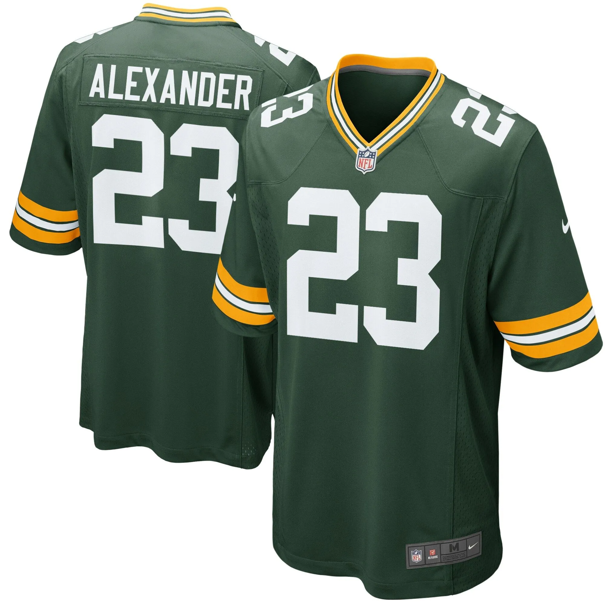 Jaire Alexander Green Bay Packers  Game Player Jersey - Green