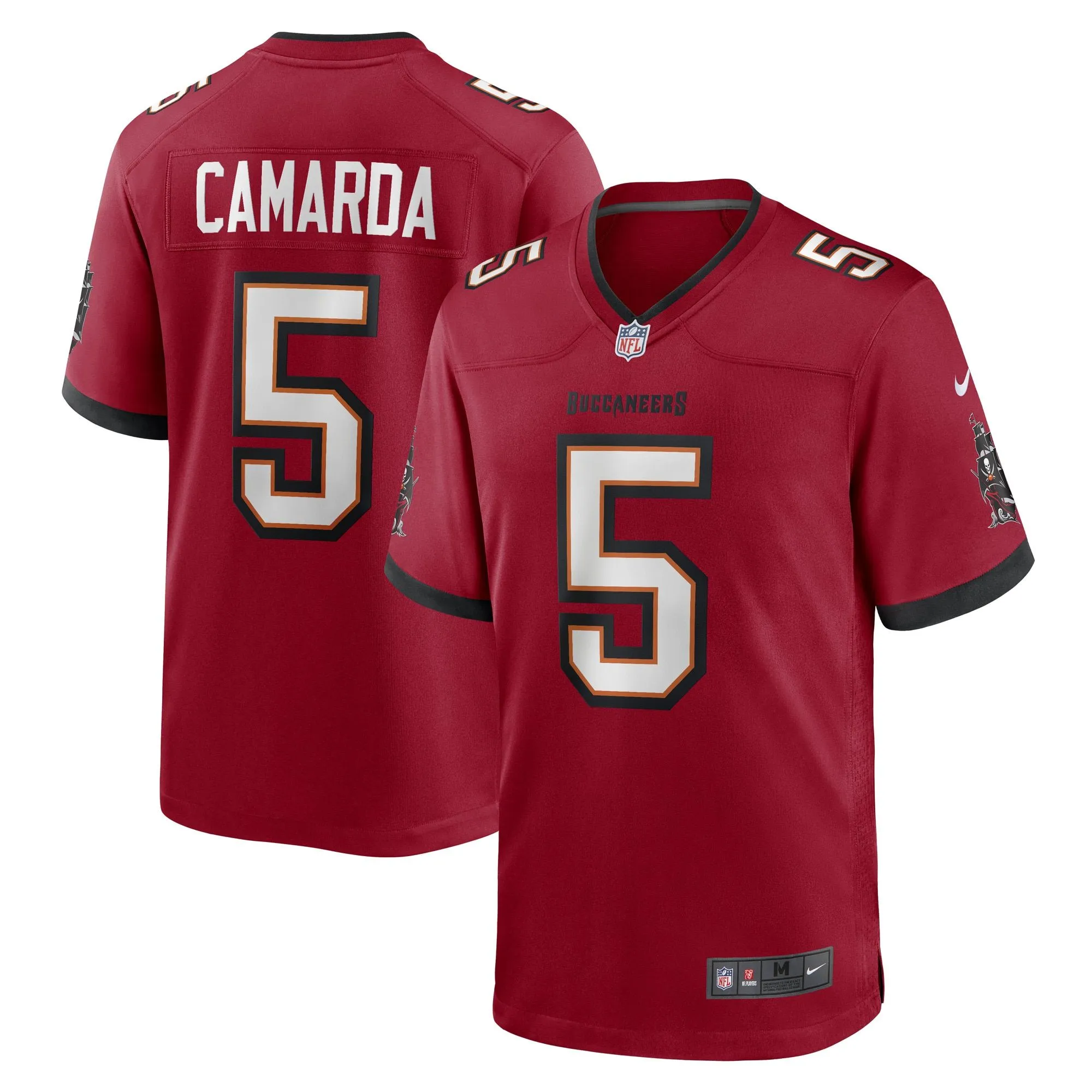 Jake Camarda Tampa Bay Buccaneers  Game Player Jersey - Red