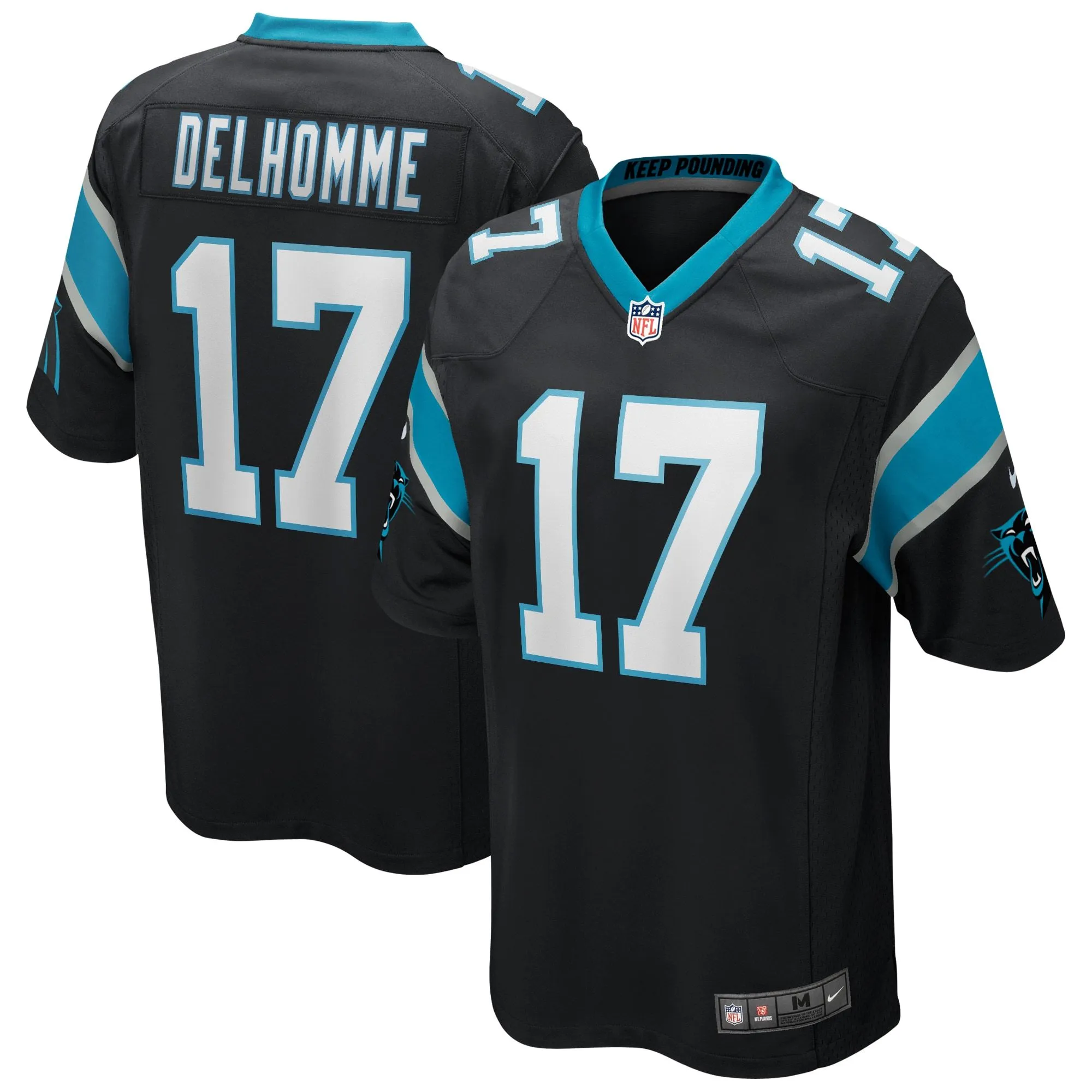 Jake Delhomme Carolina Panthers  Game Retired Player Jersey - Black