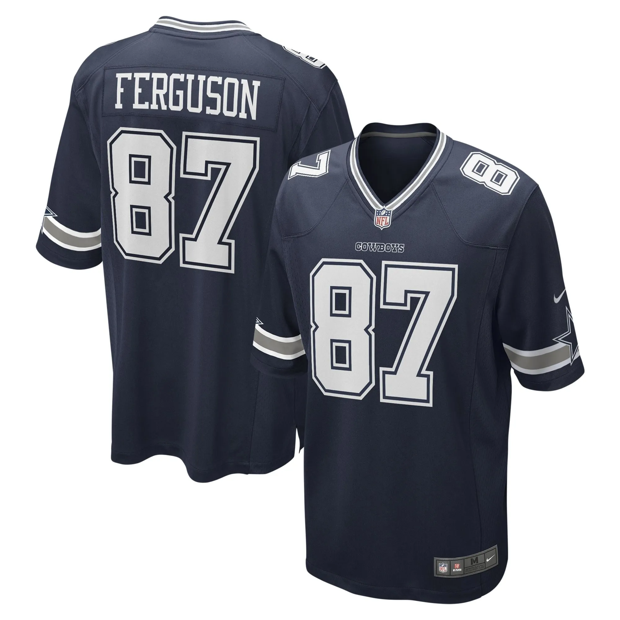 Jake Ferguson Dallas Cowboys  Game Jersey - Navy